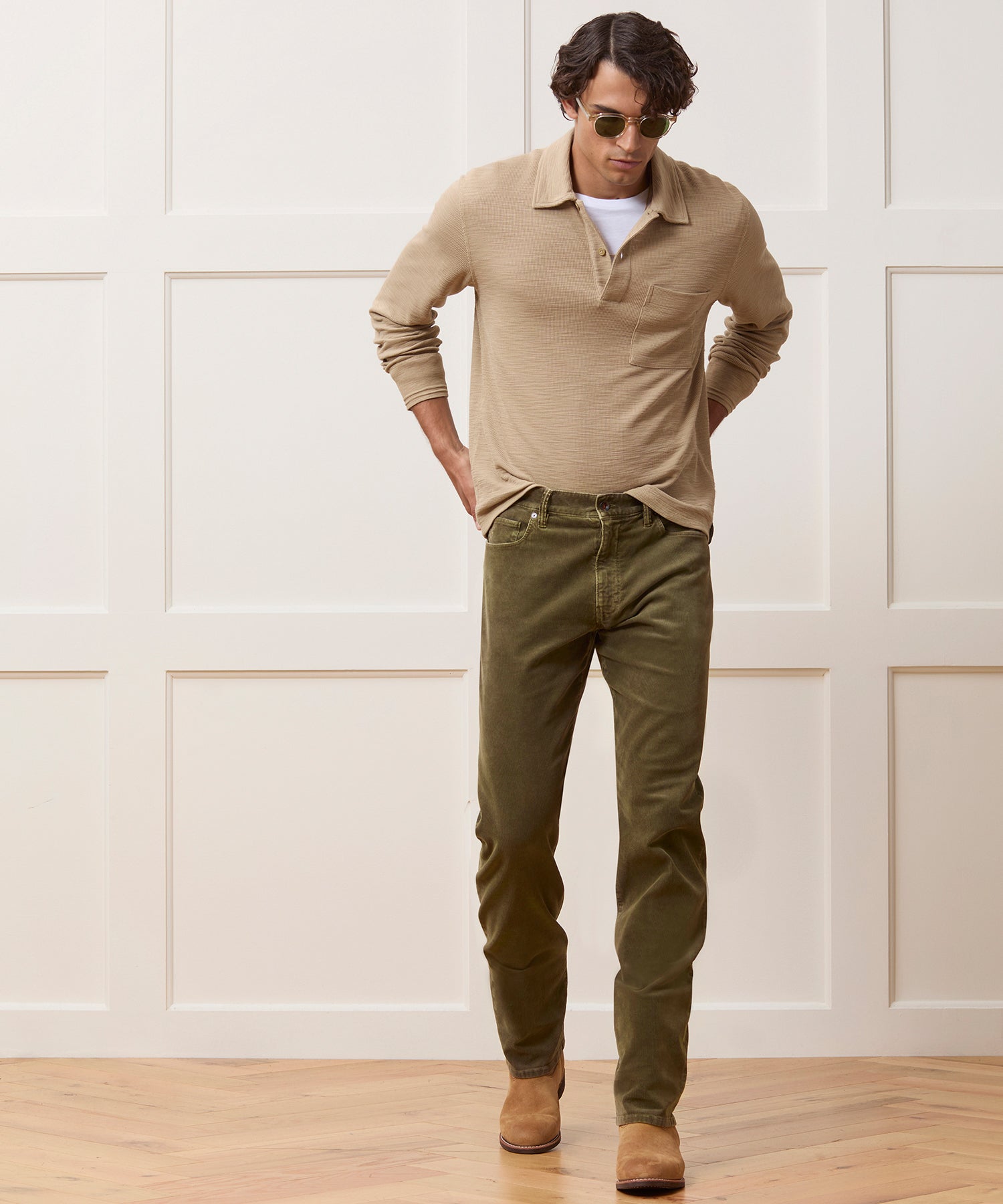 Straight 5-Pocket Corduroy Pant - Image 3