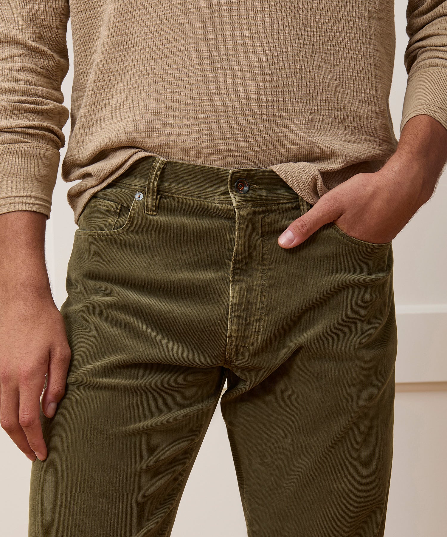 Straight 5-Pocket Corduroy Pant - Image 5