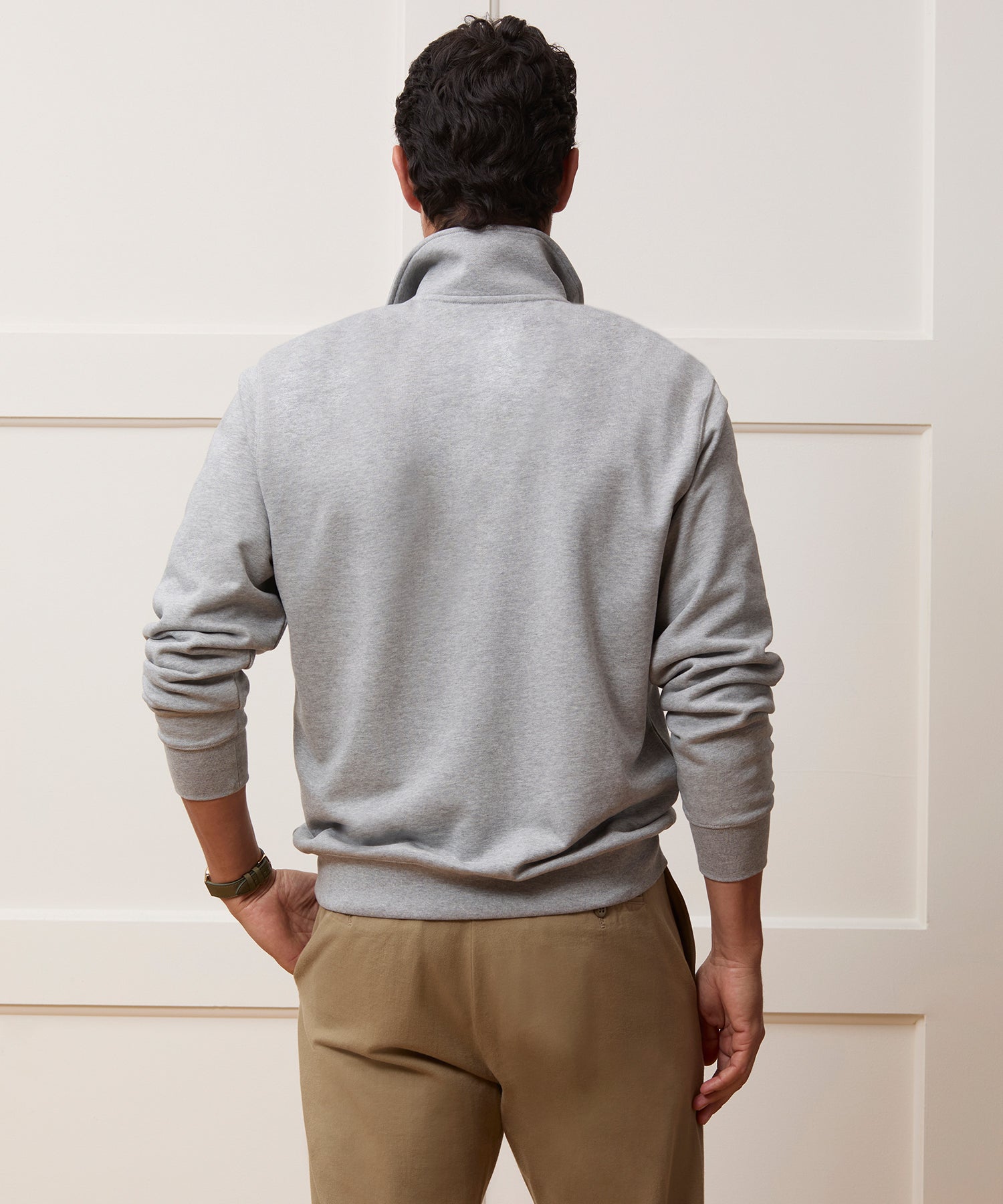 Portuguese Terry Quarter-Zip Sweatshirt - Image 5