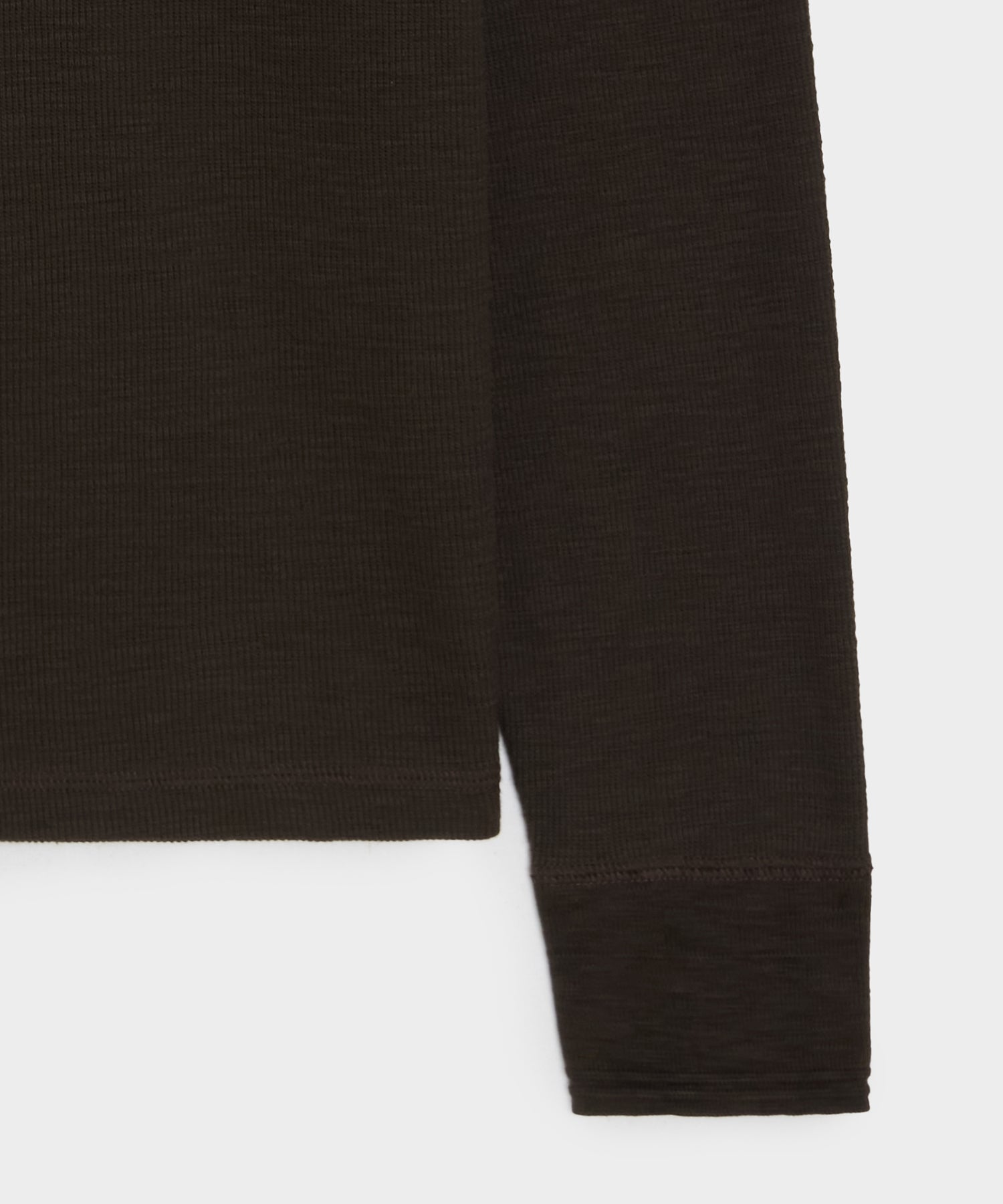 Lightweight Mini Waffle Henley - Image 7