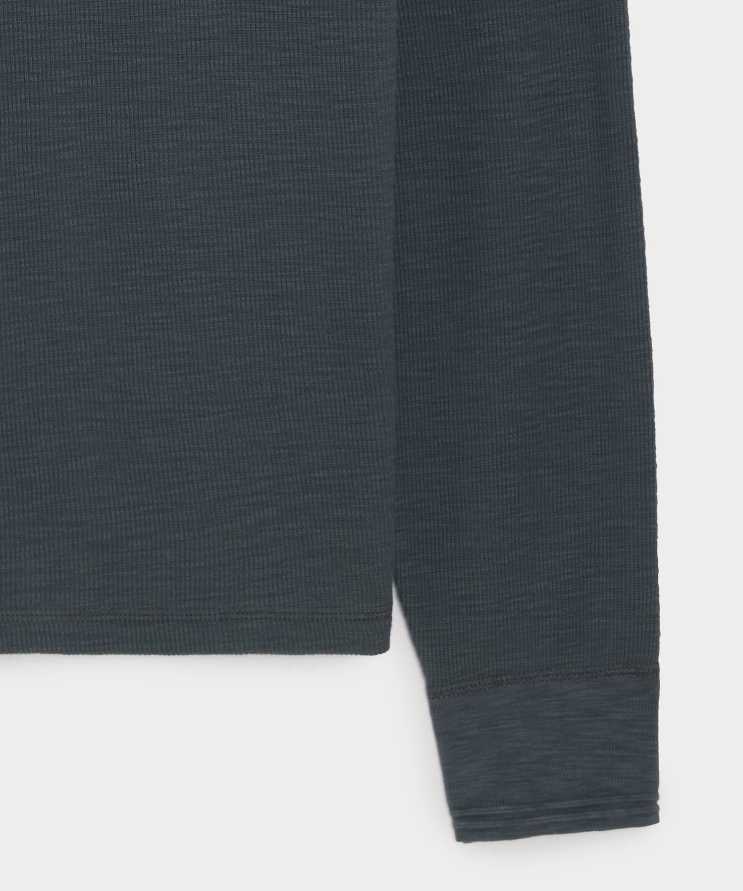 Lightweight Mini Waffle Henley - Image 7