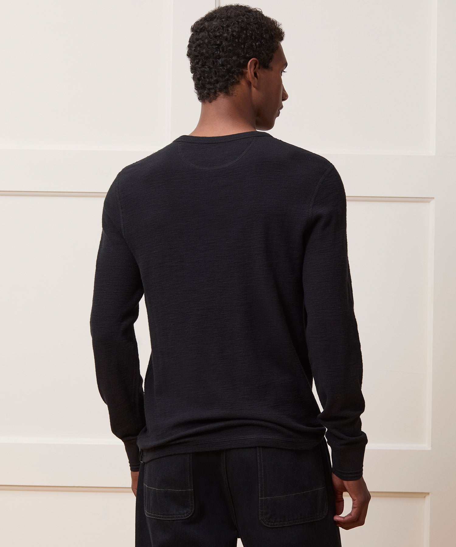 Lightweight Mini Waffle Tee - Image 5