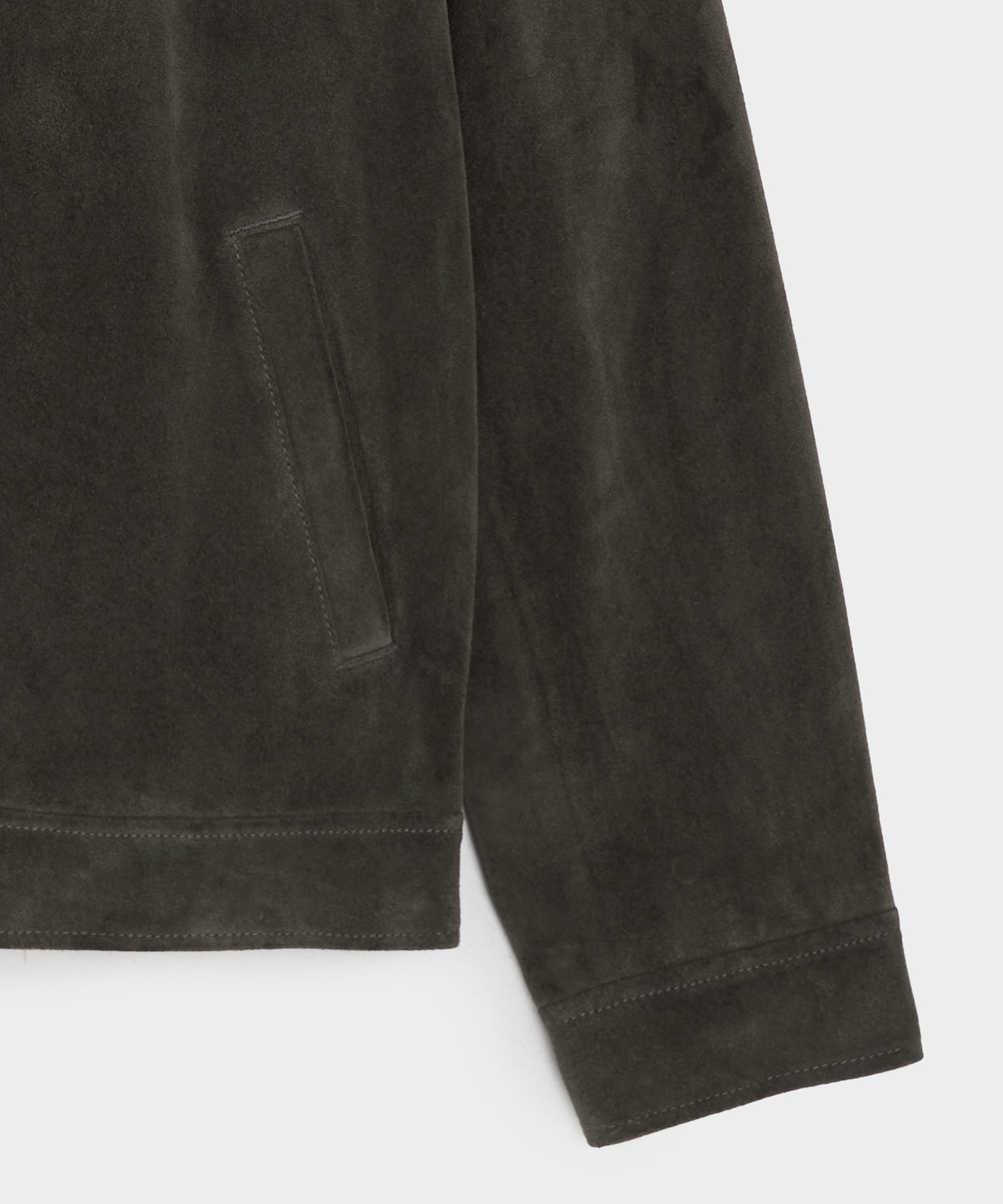 Italian Suede Driving Jacket - Image 7