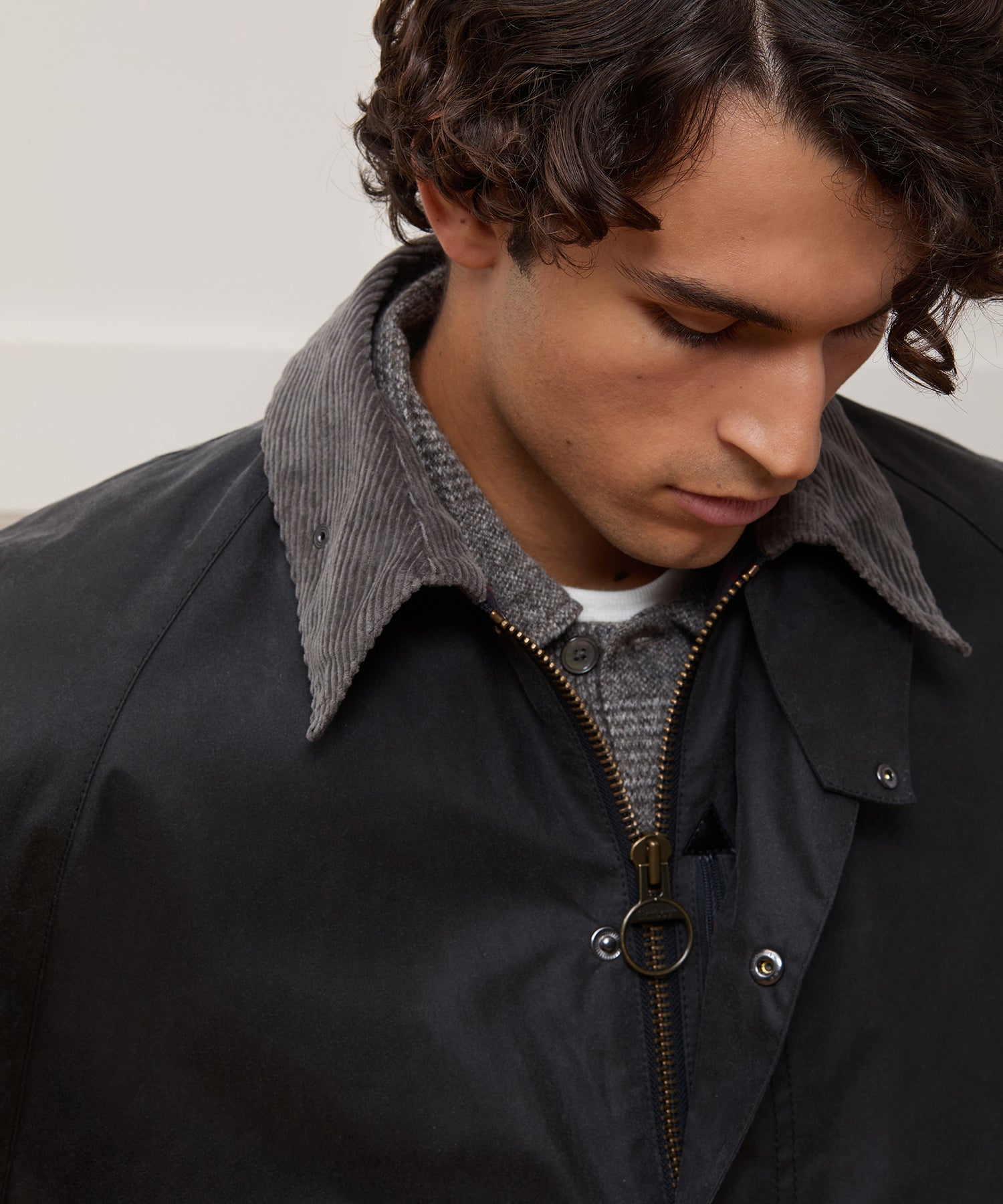 Todd Snyder X Barbour Transport Jacket in Grey - Image 5