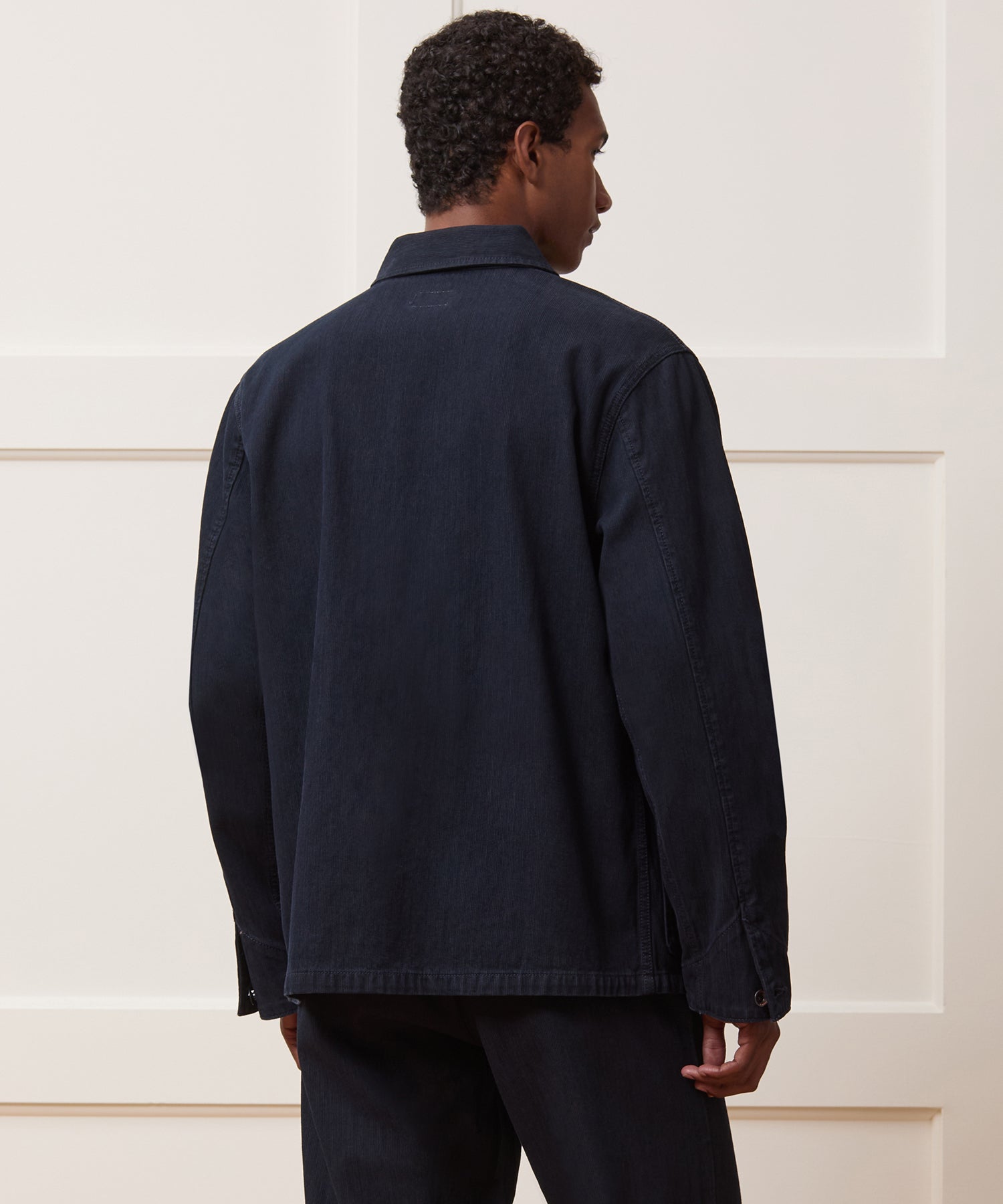 Indigo Stripe Studio Jacket - Image 4