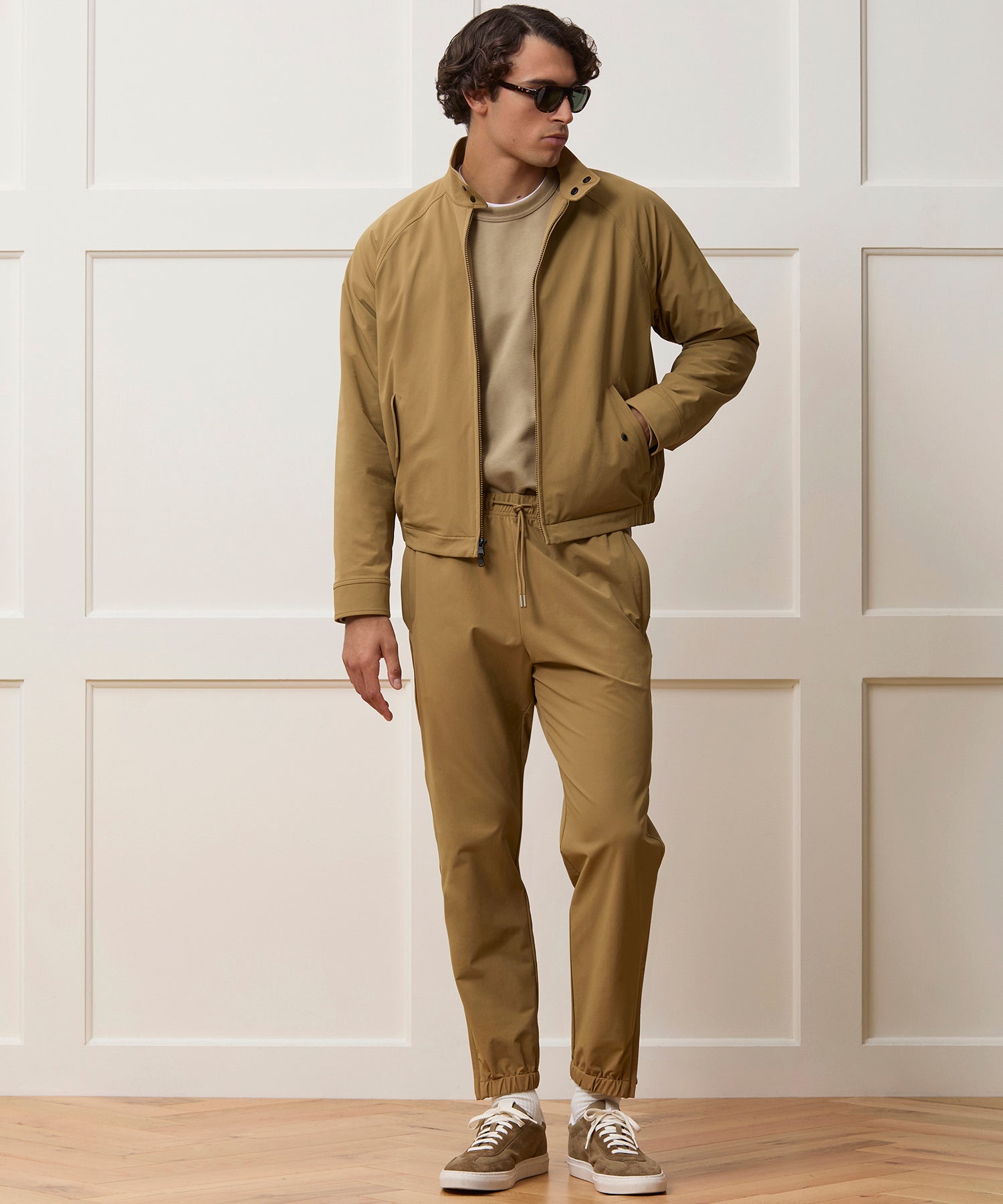 Lightweight Nylon Harrington Jacket - Image 3
