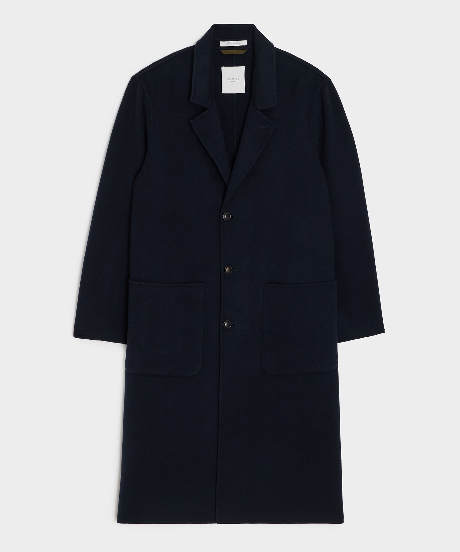 Italian Splittable Cashmere Topcoat