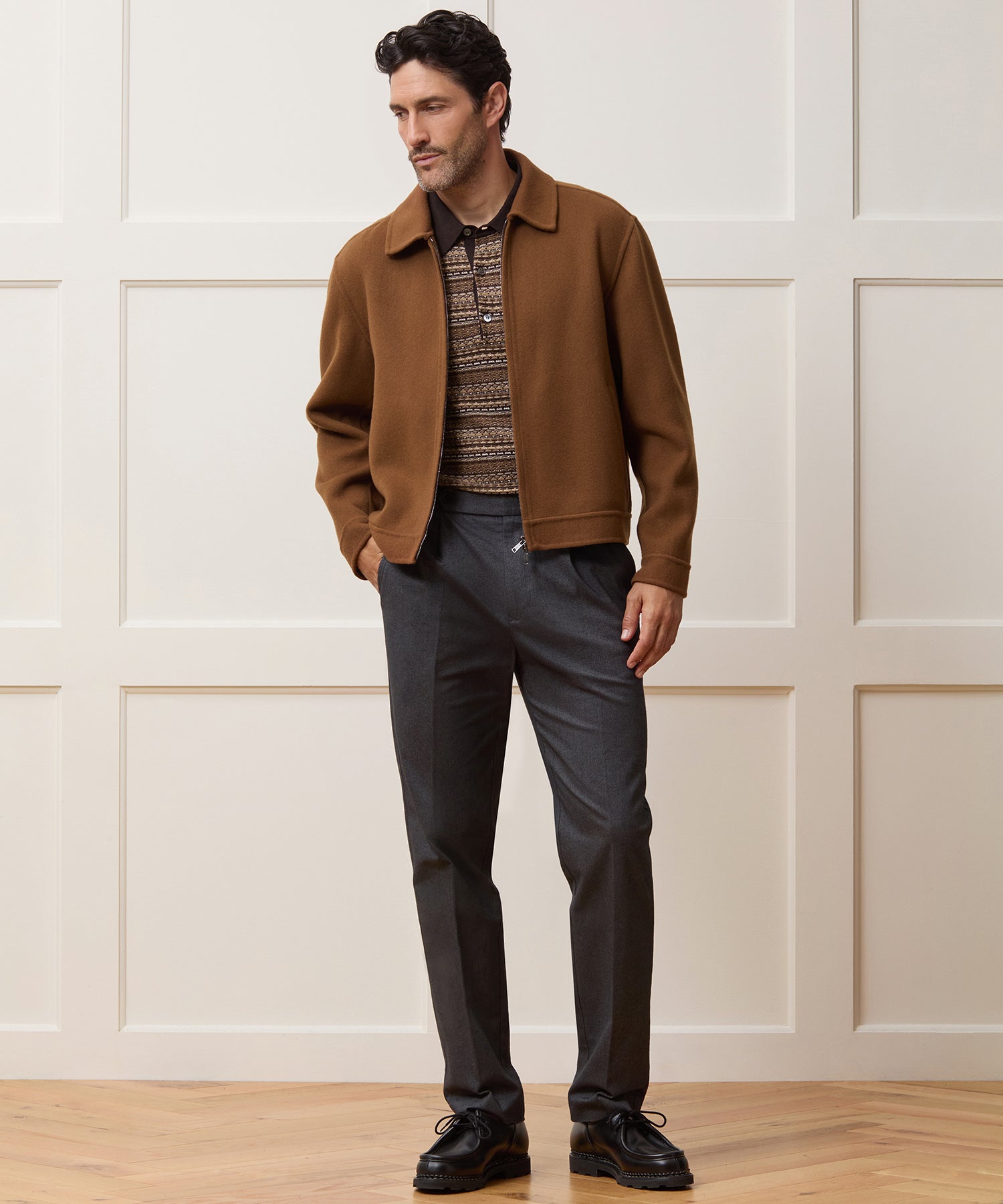 Italian Cashmere Driving Jacket - Image 5