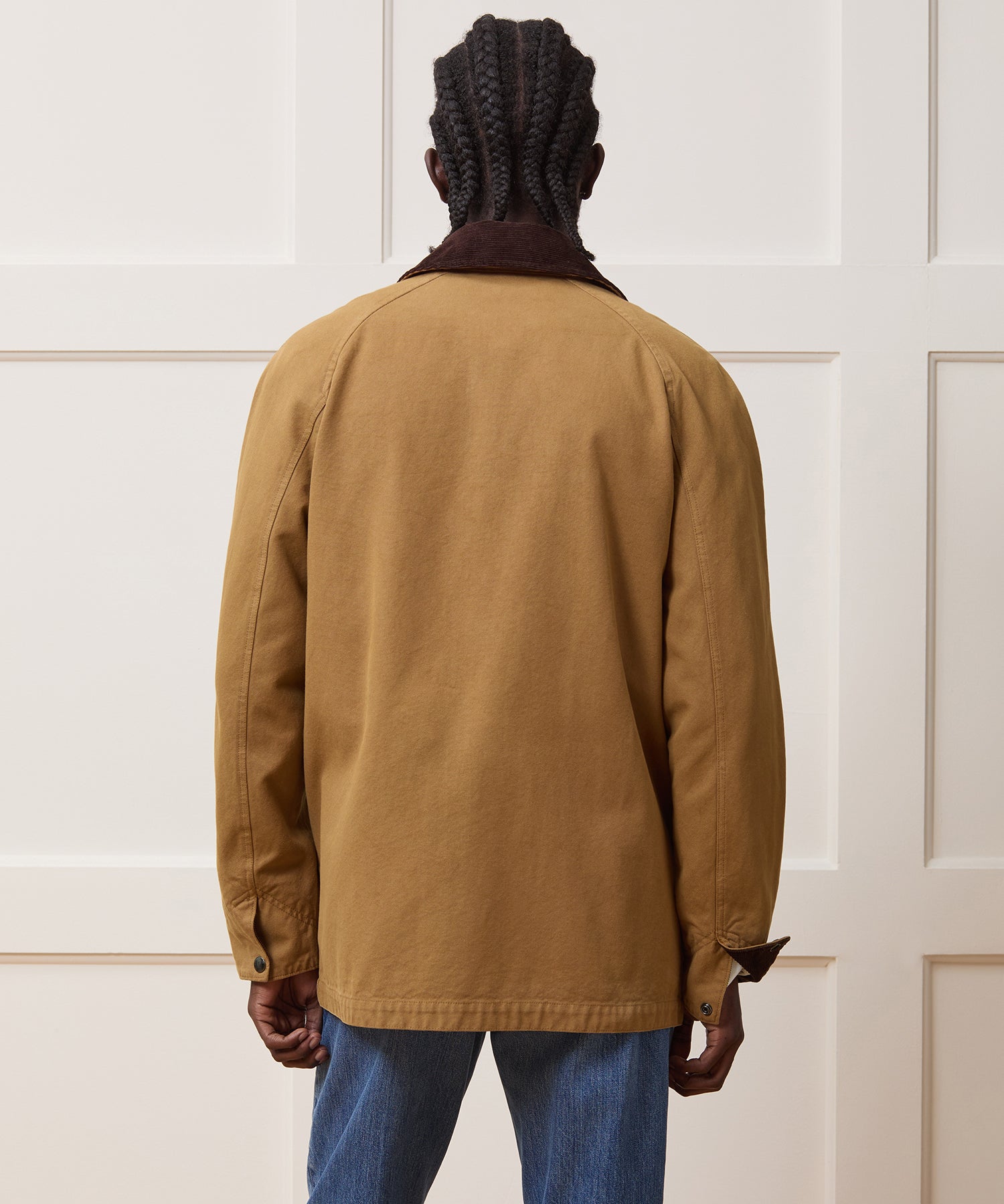 Long Canvas Stable Jacket - Image 4