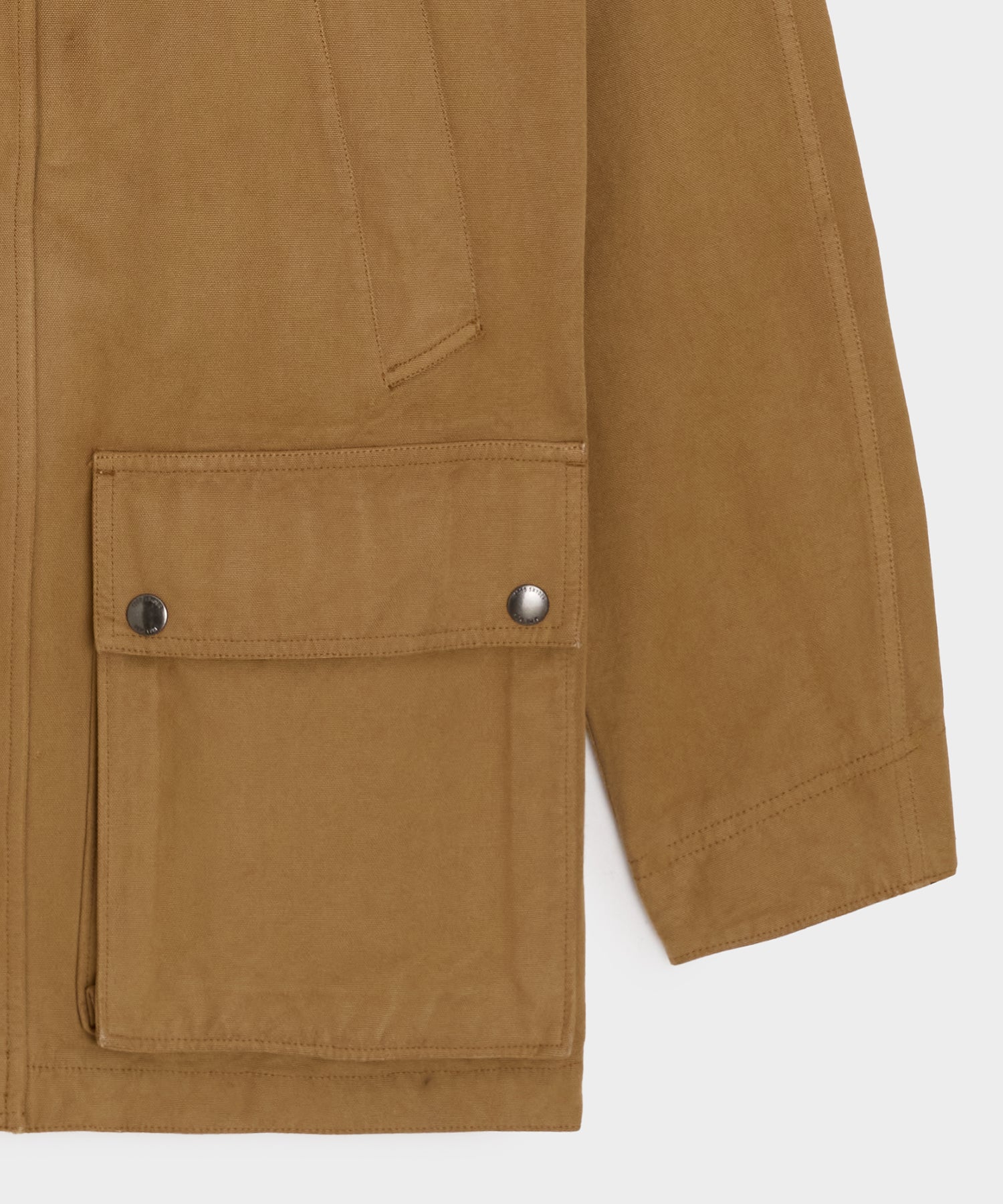 Long Canvas Stable Jacket - Image 7