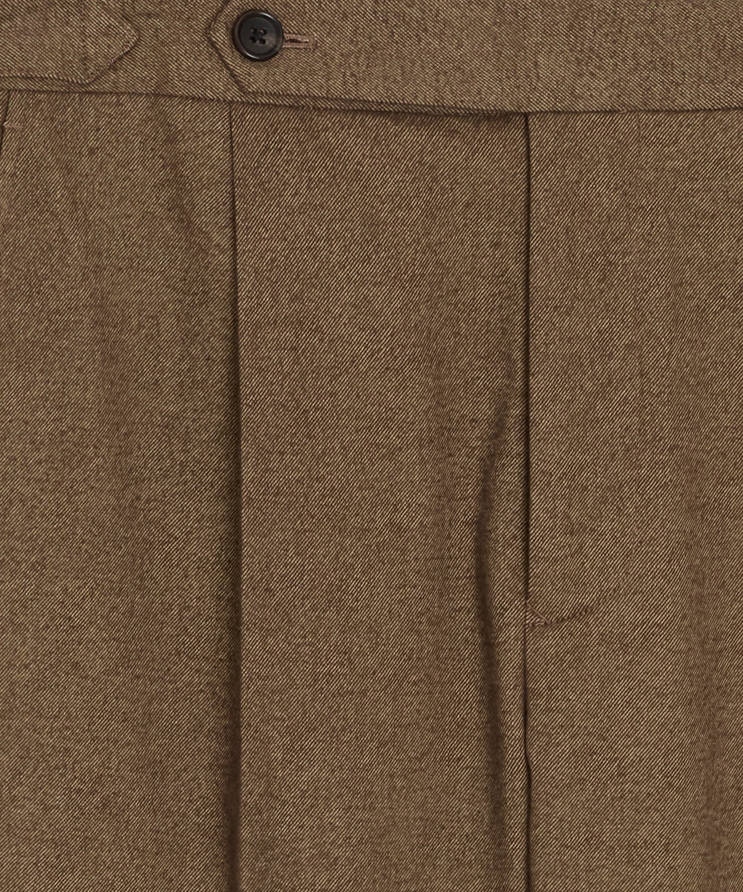 Italian Heathered Cotton Side Tab Trouser - Image 6