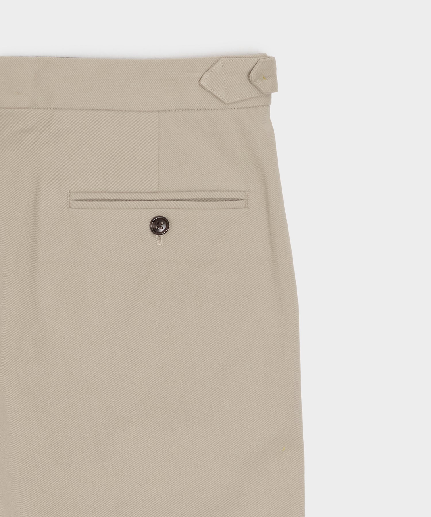 Italian Brushed Cotton Side Tab Trouser - Image 7