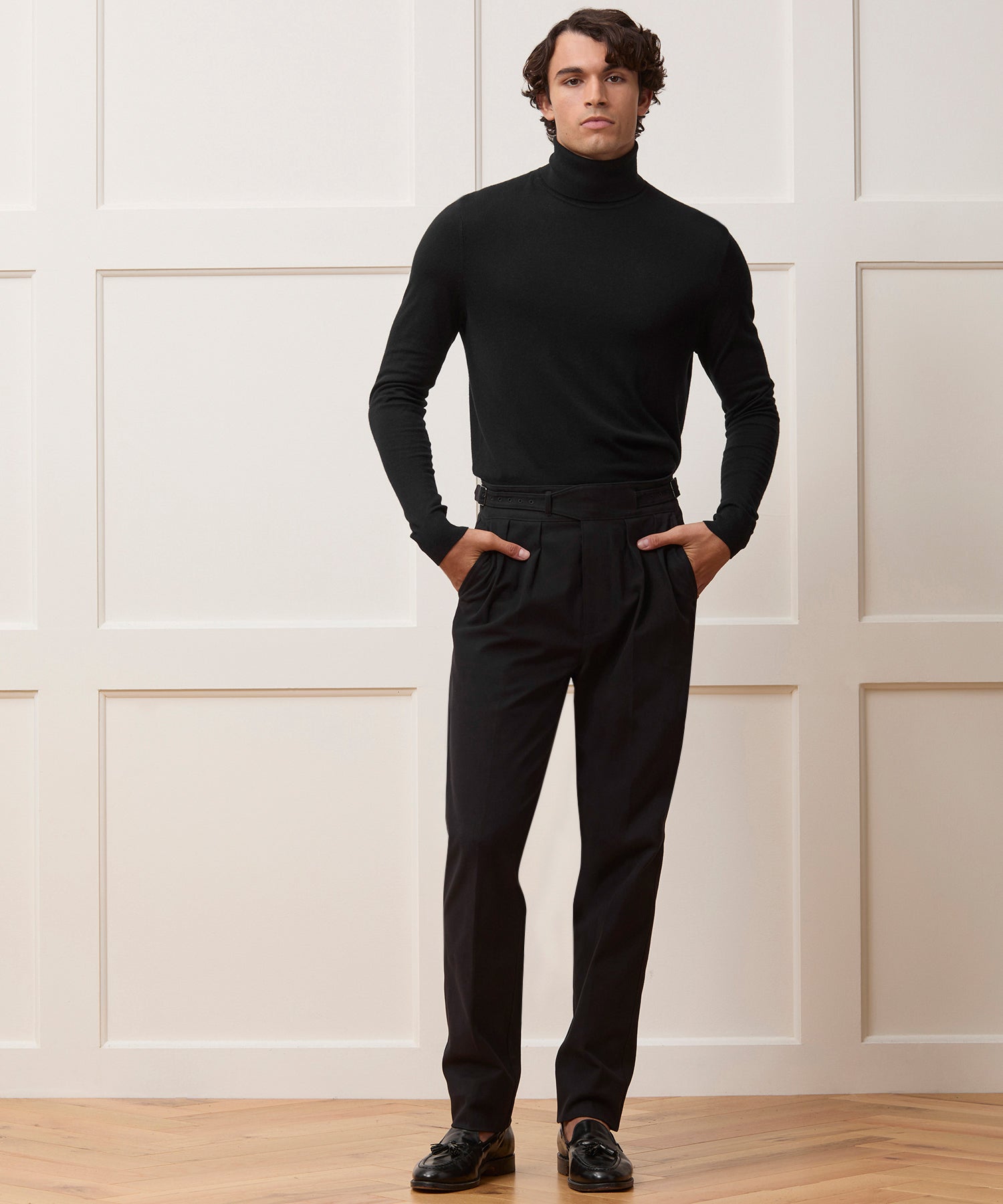 Italian Brushed Cotton Gurkha Trouser - Image 3