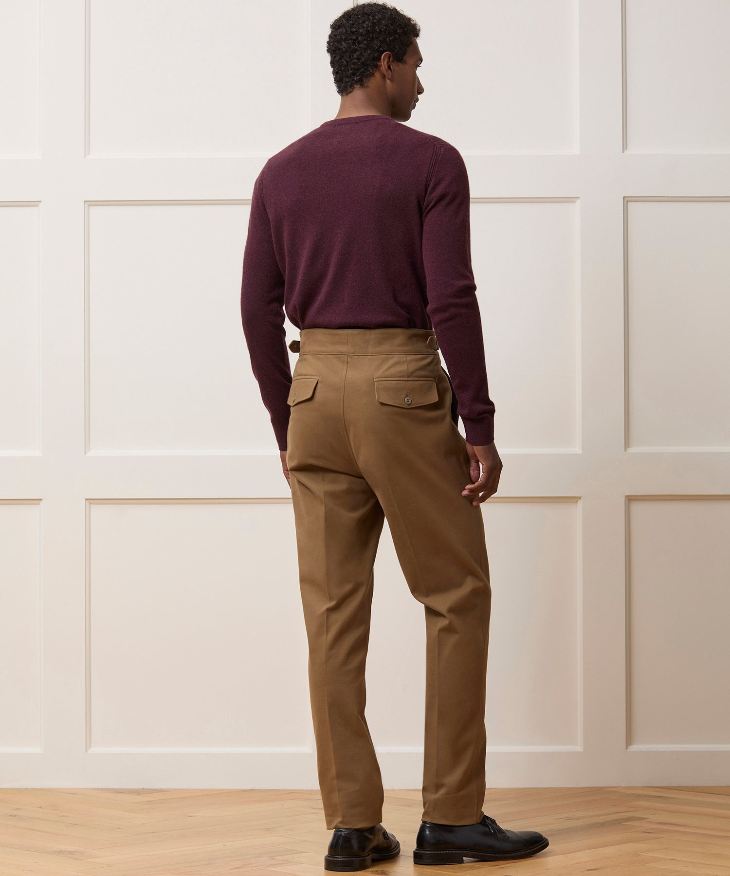 Italian Brushed Cotton Gurkha Trouser - Image 5