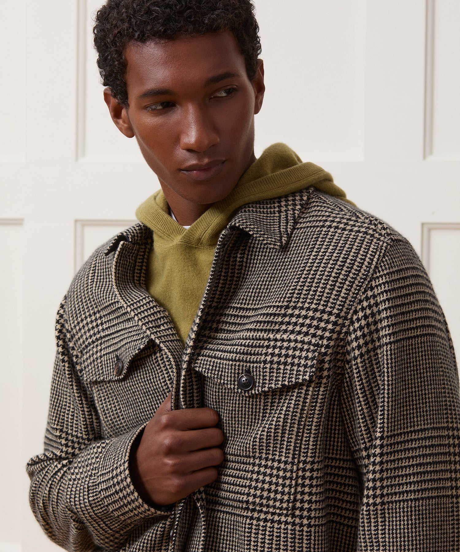 Italian Cashmere-Wool Shirt Jacket - Image 3