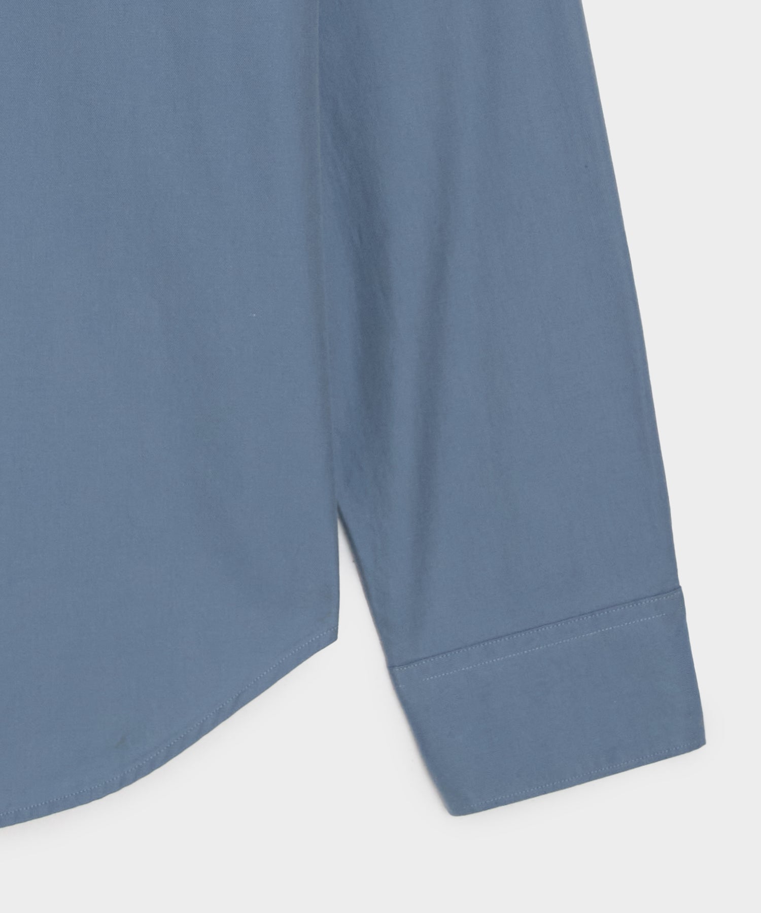 Cotton Twill Long Point Collar Shirt - Image 7