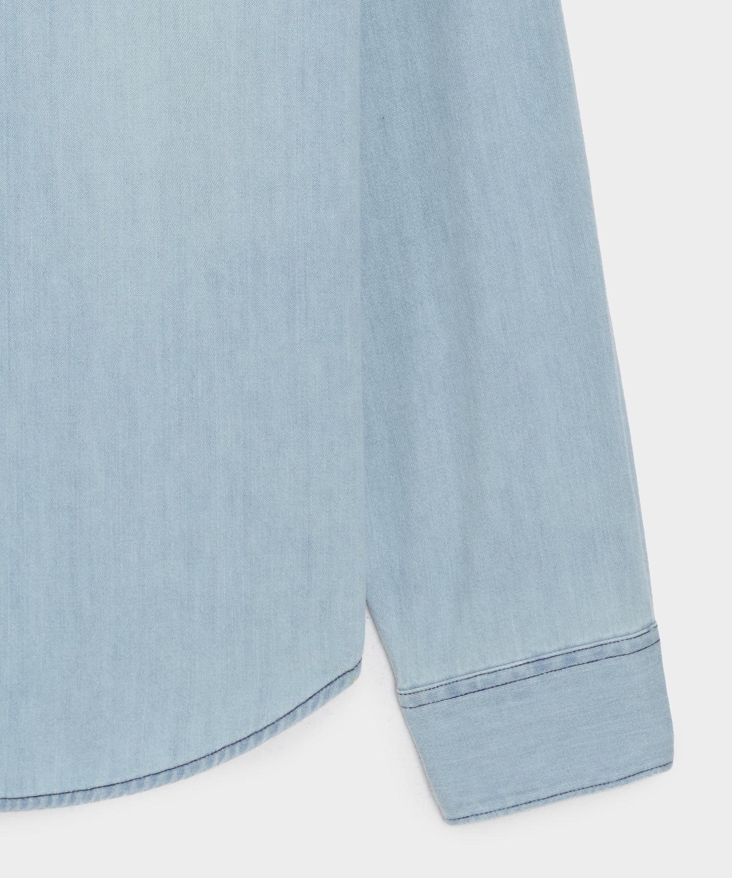 Denim Point Collar Shirt - Image 7