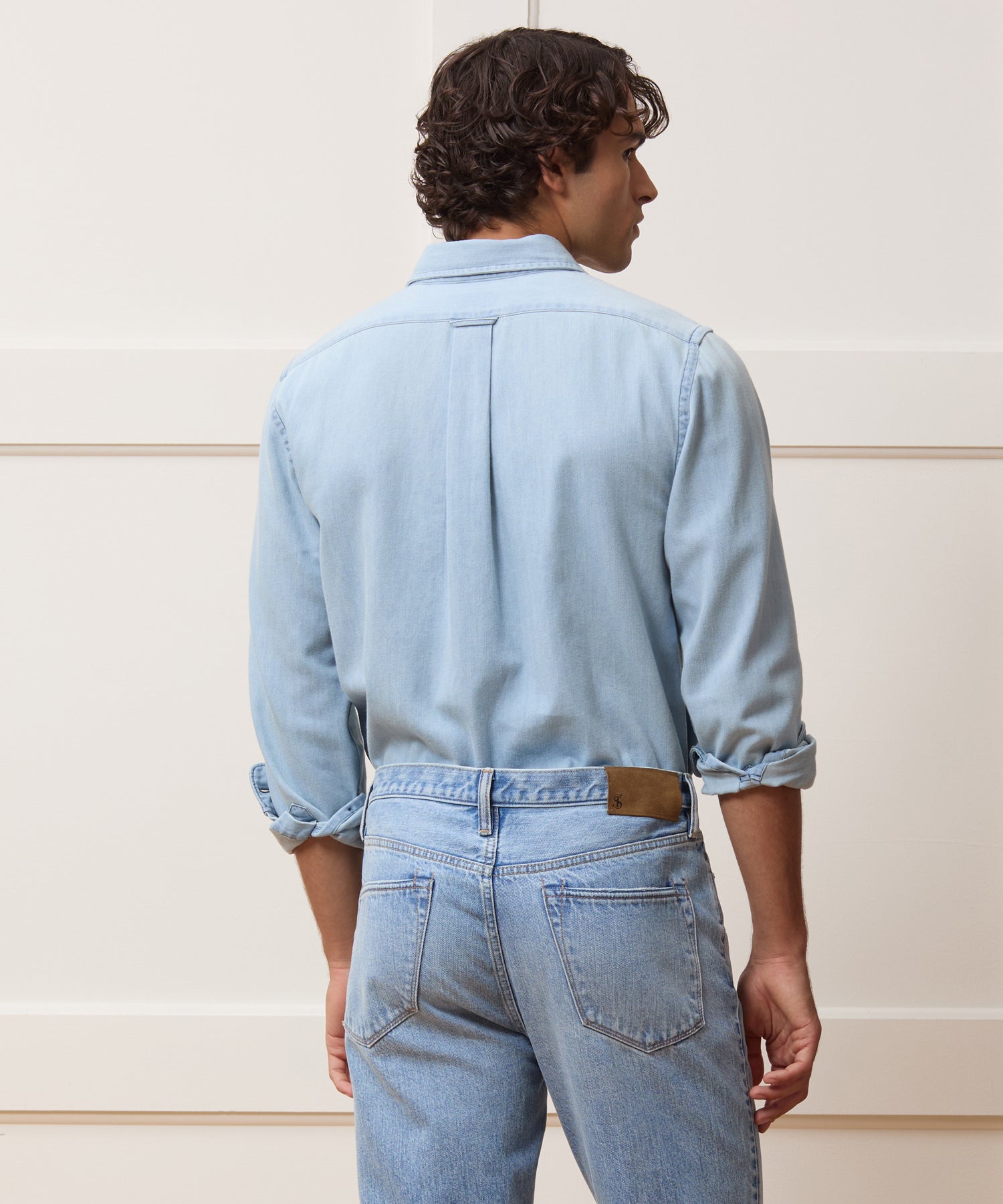 Denim Point Collar Shirt - Image 4