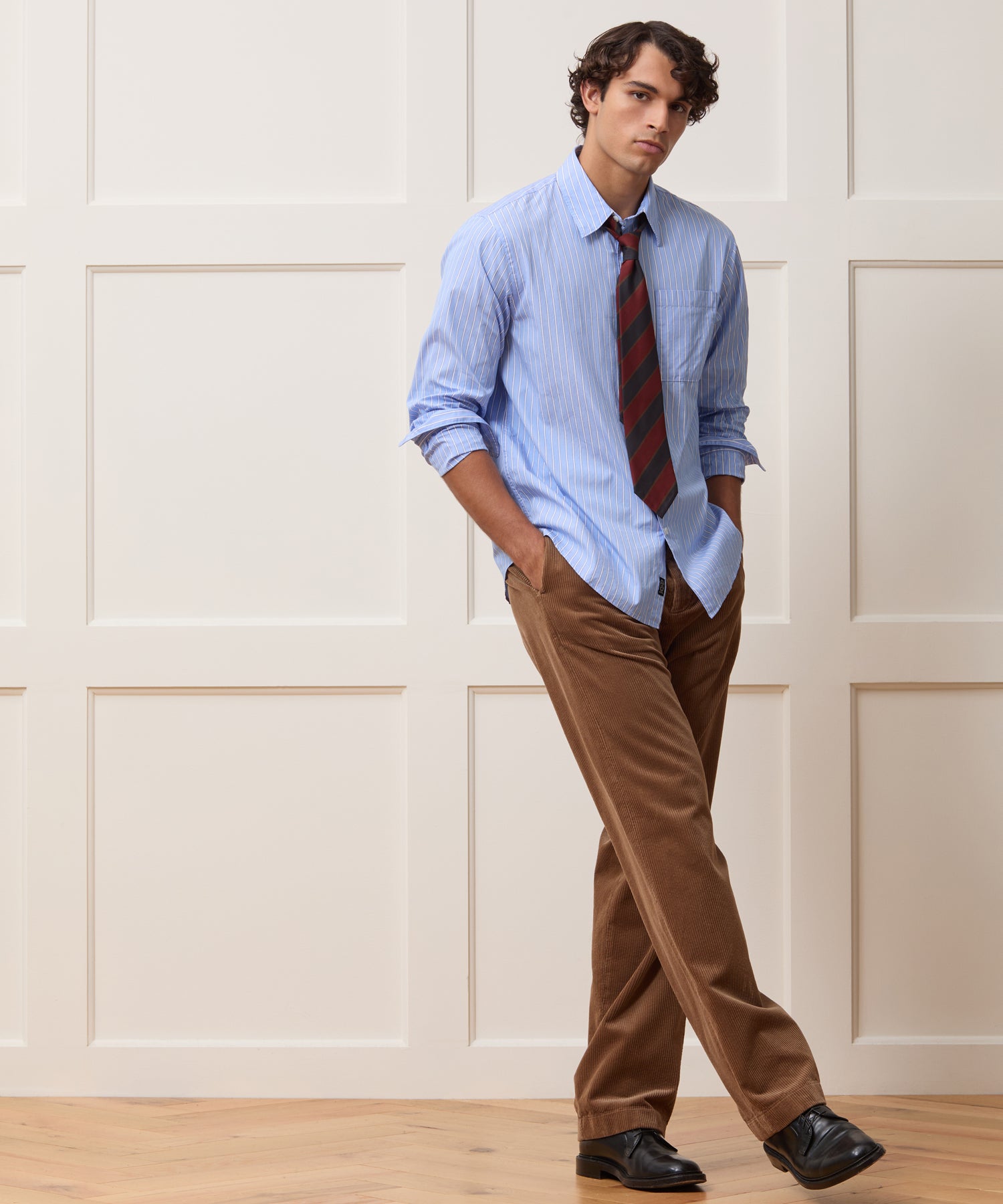 Italian Silk Stripe Tie - Image 3