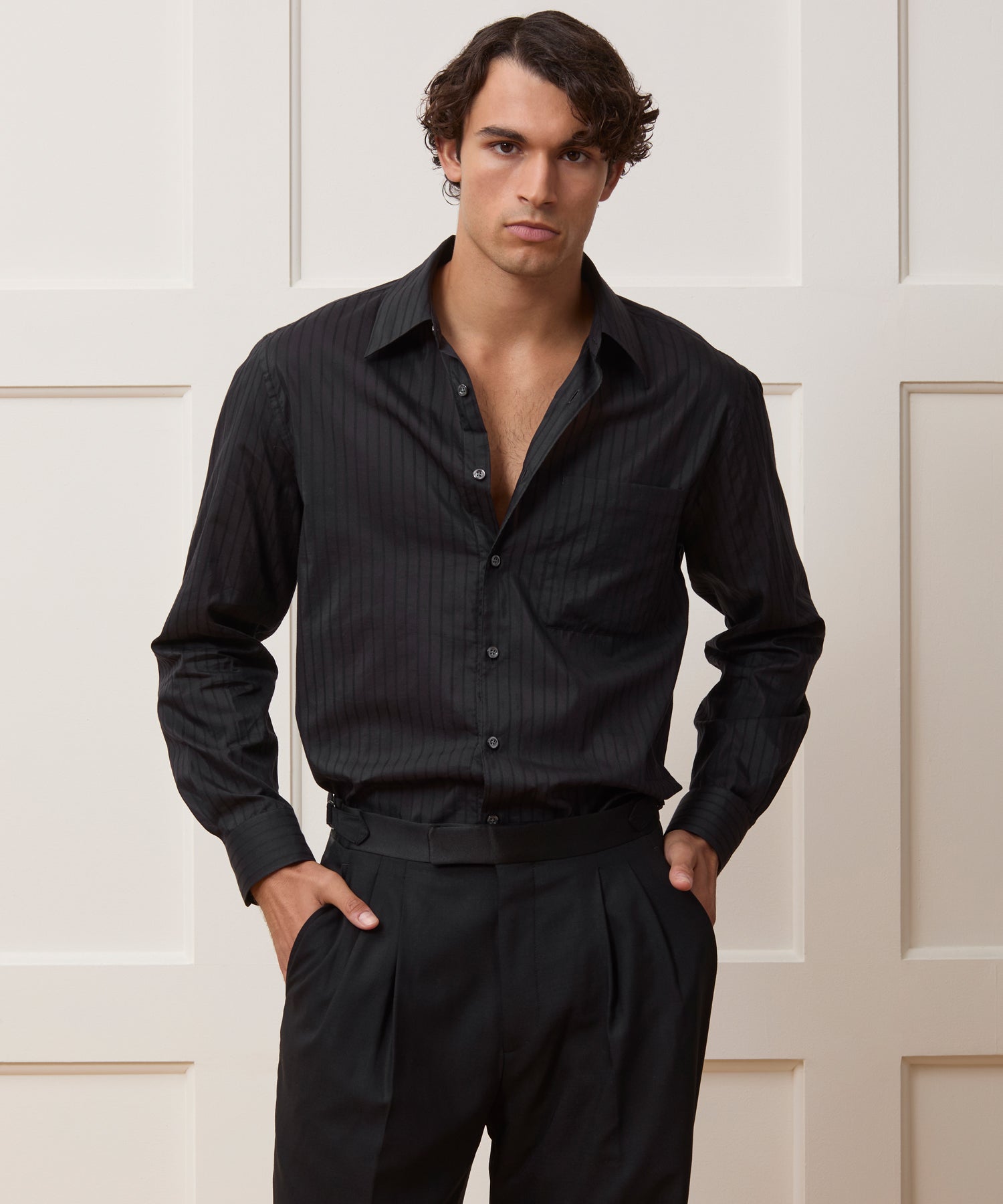 Italian Cotton-Silk Big Shirt - Image 2