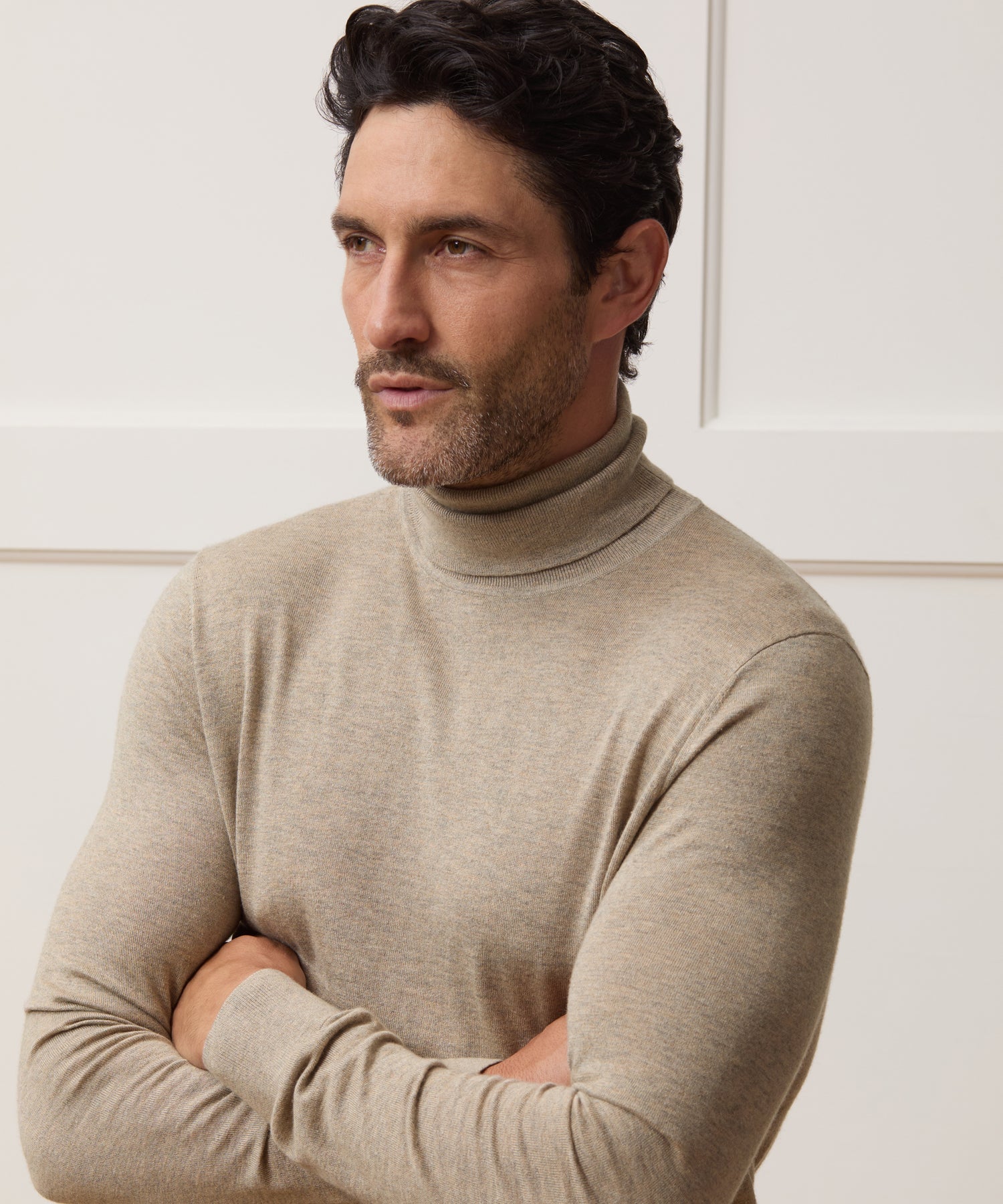 Silk-Cashmere Turtleneck Sweater - Image 4