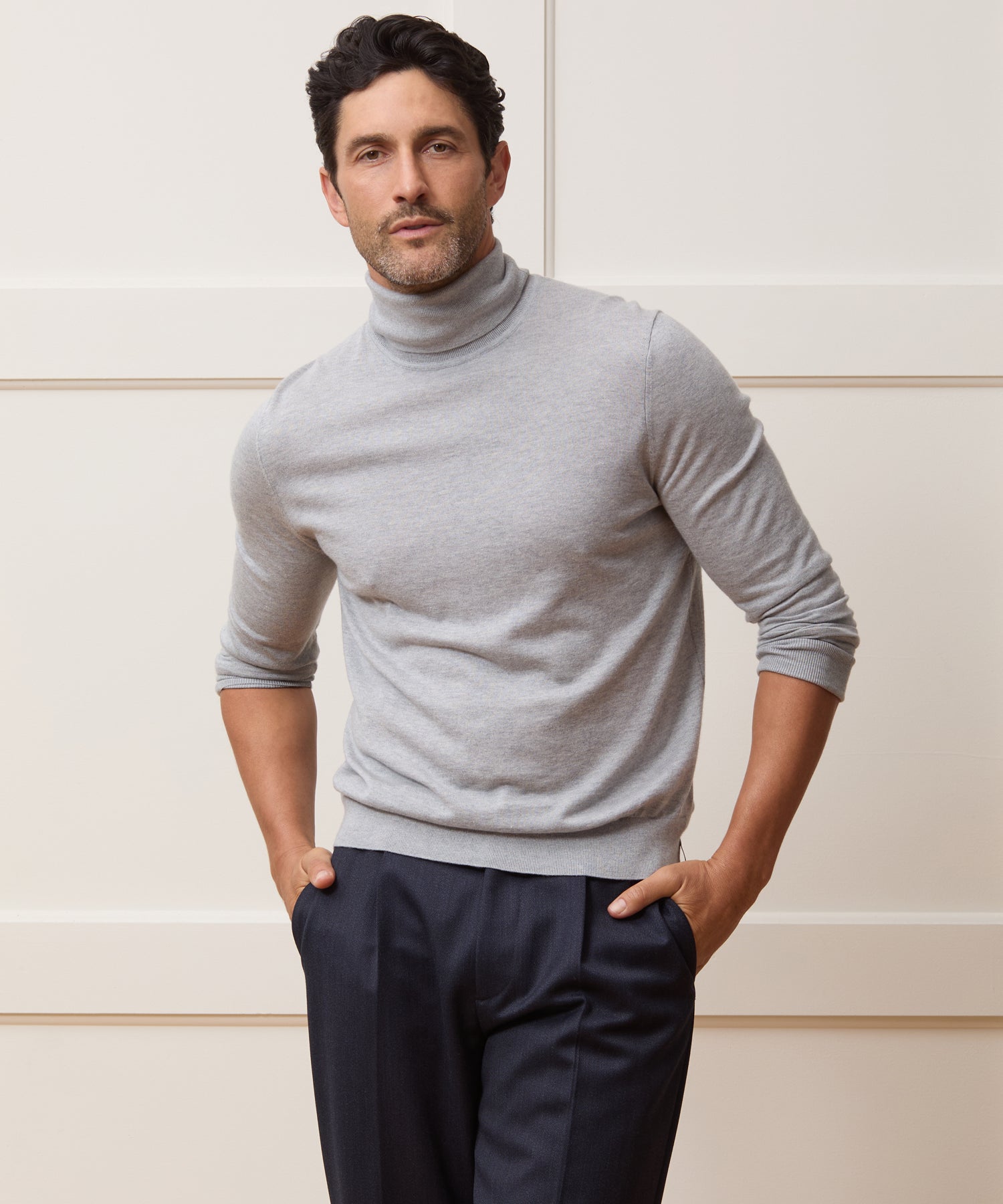 Silk-Cashmere Turtleneck Sweater - Image 2