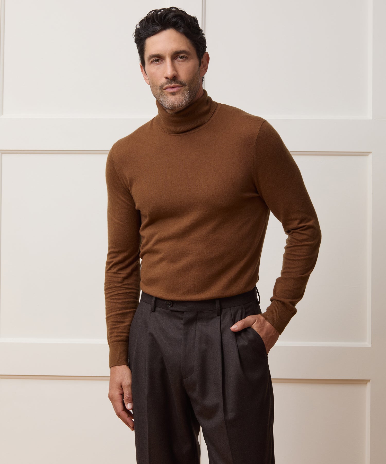 Silk-Cashmere Turtleneck Sweater - Image 2