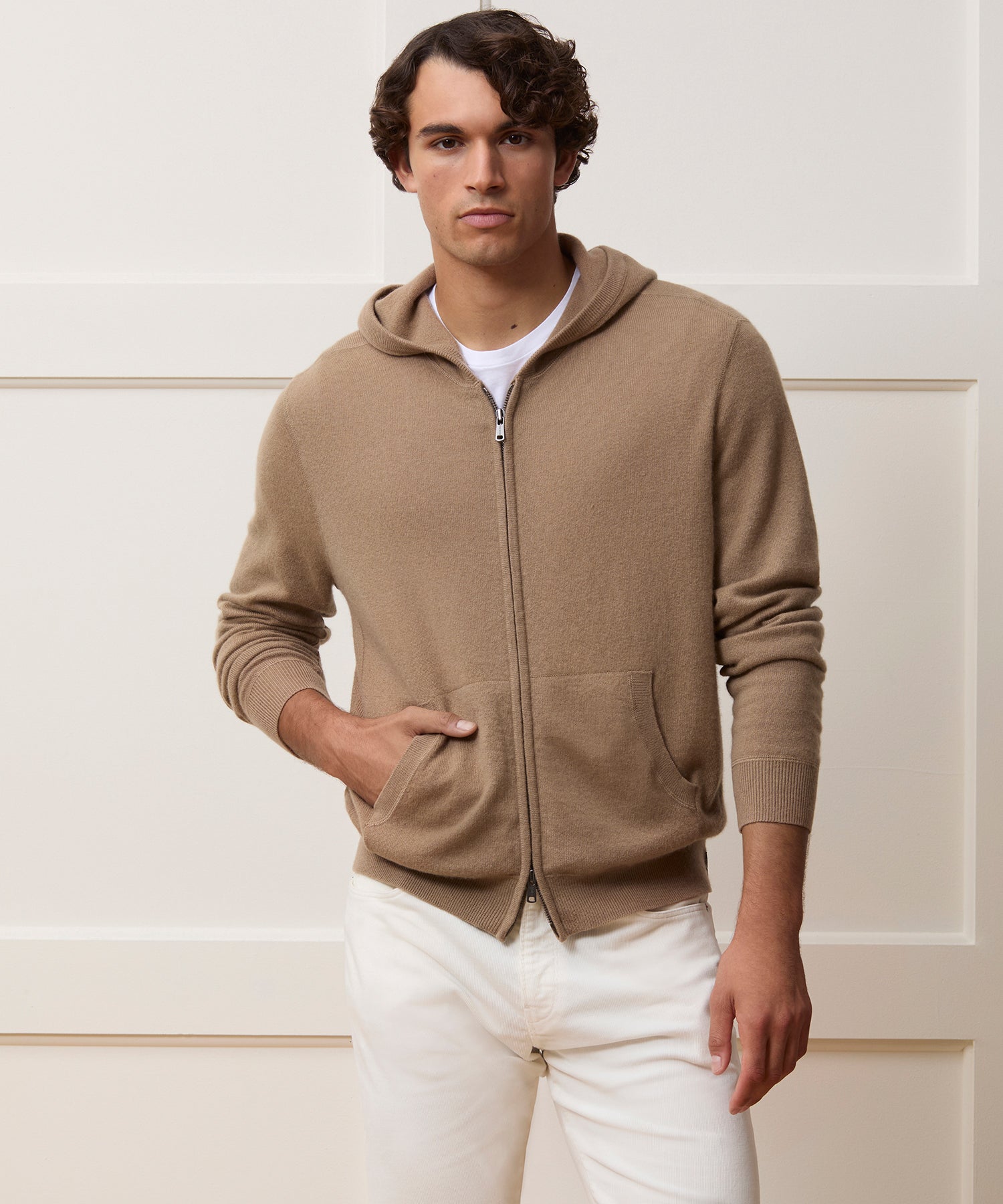 Cashmere Full-Zip Hoodie - Image 2