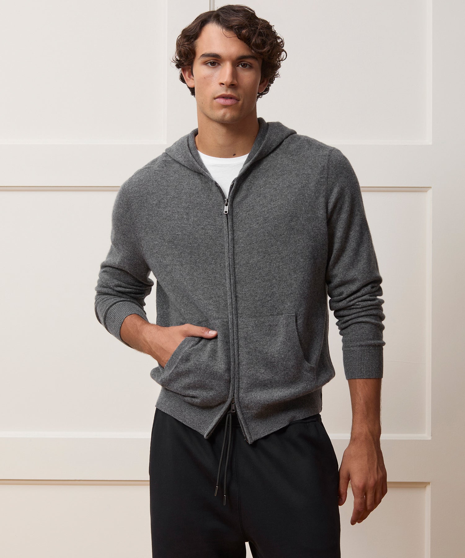 Cashmere Full-Zip Hoodie - Image 2