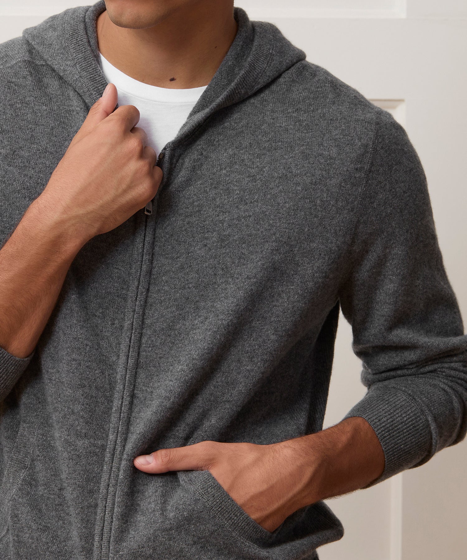 Cashmere Full-Zip Hoodie - Image 4