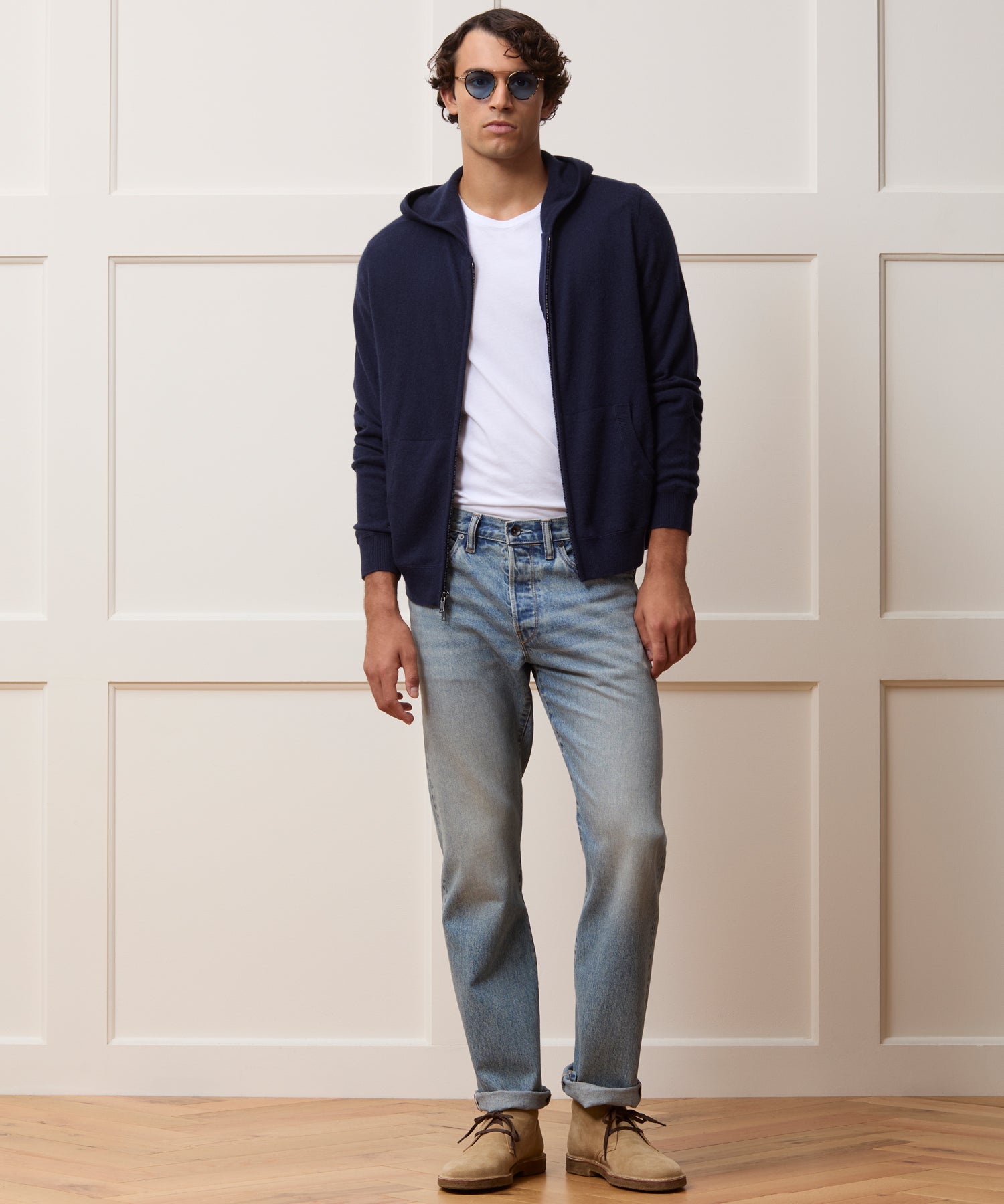 Cashmere Full-Zip Hoodie - Image 3
