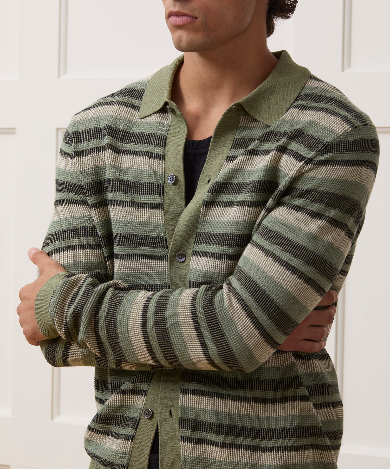Silk-Cotton Sweater Polo - Image 4