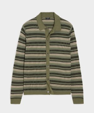 Silk-Cotton Sweater Polo