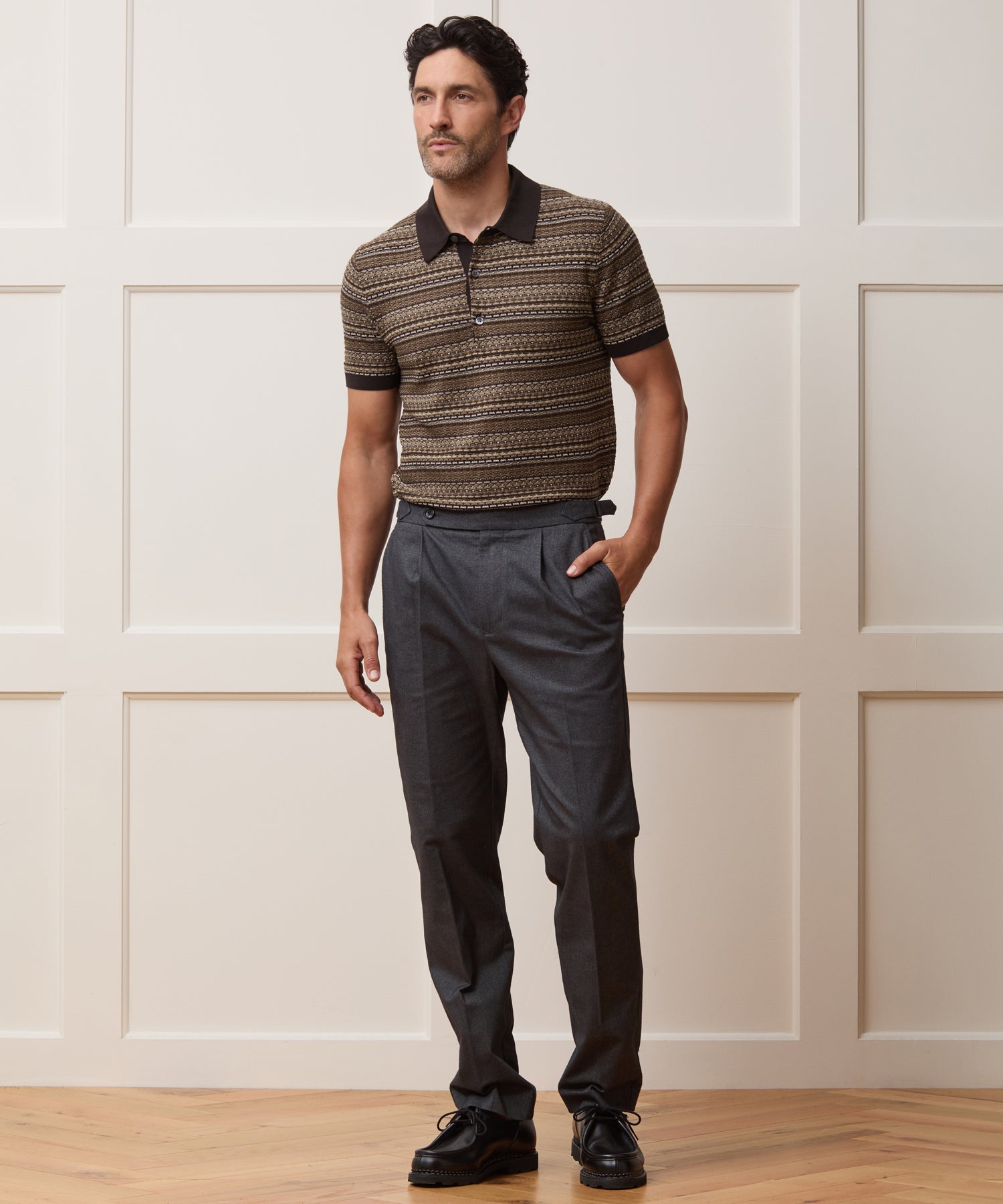Silk-Cotton Sweater Polo - Image 3