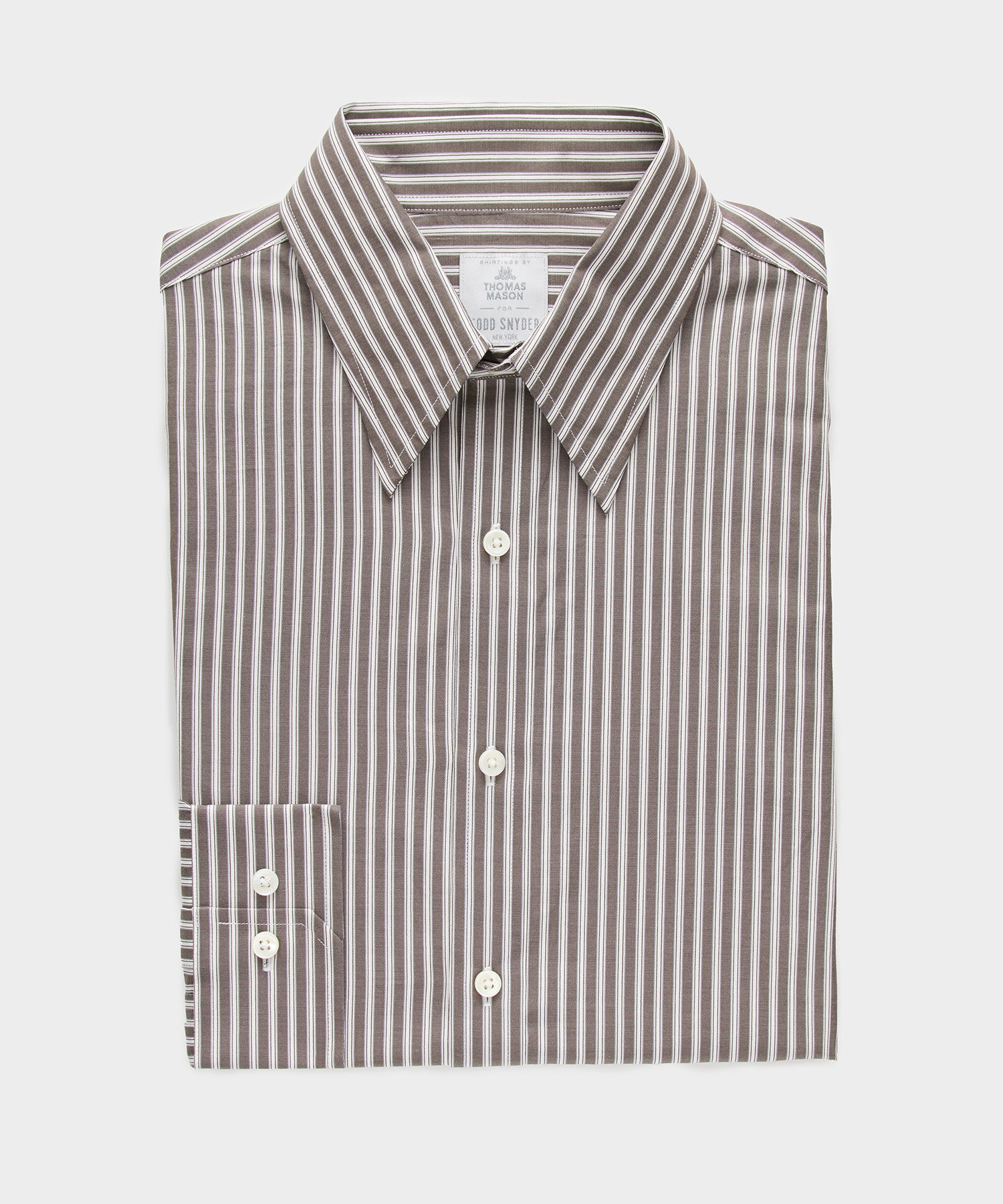 Poplin Long Point Collar Dress Shirt