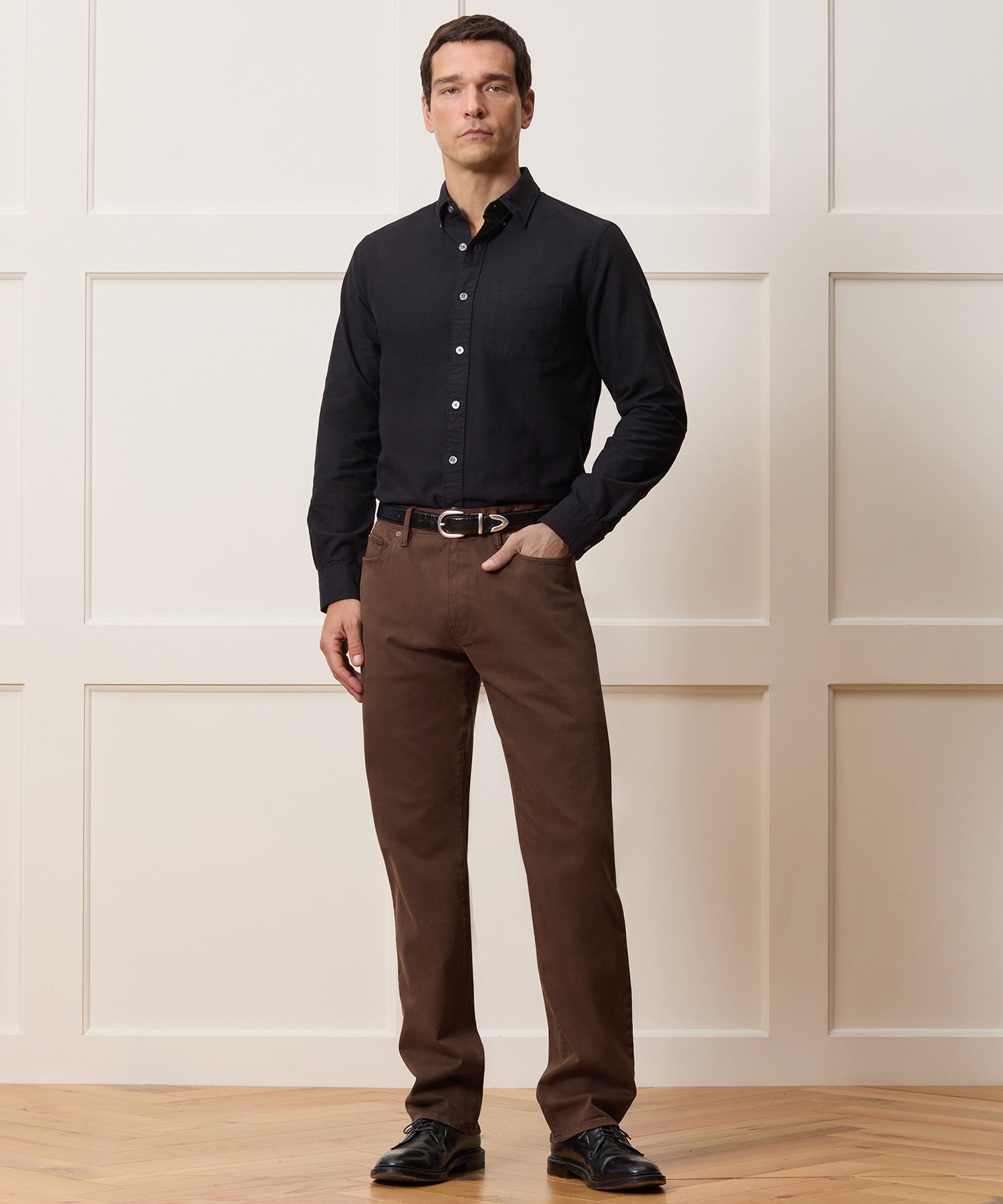 Japanese Selvedge Oxford Button-Down Collar Shirt - Image 3