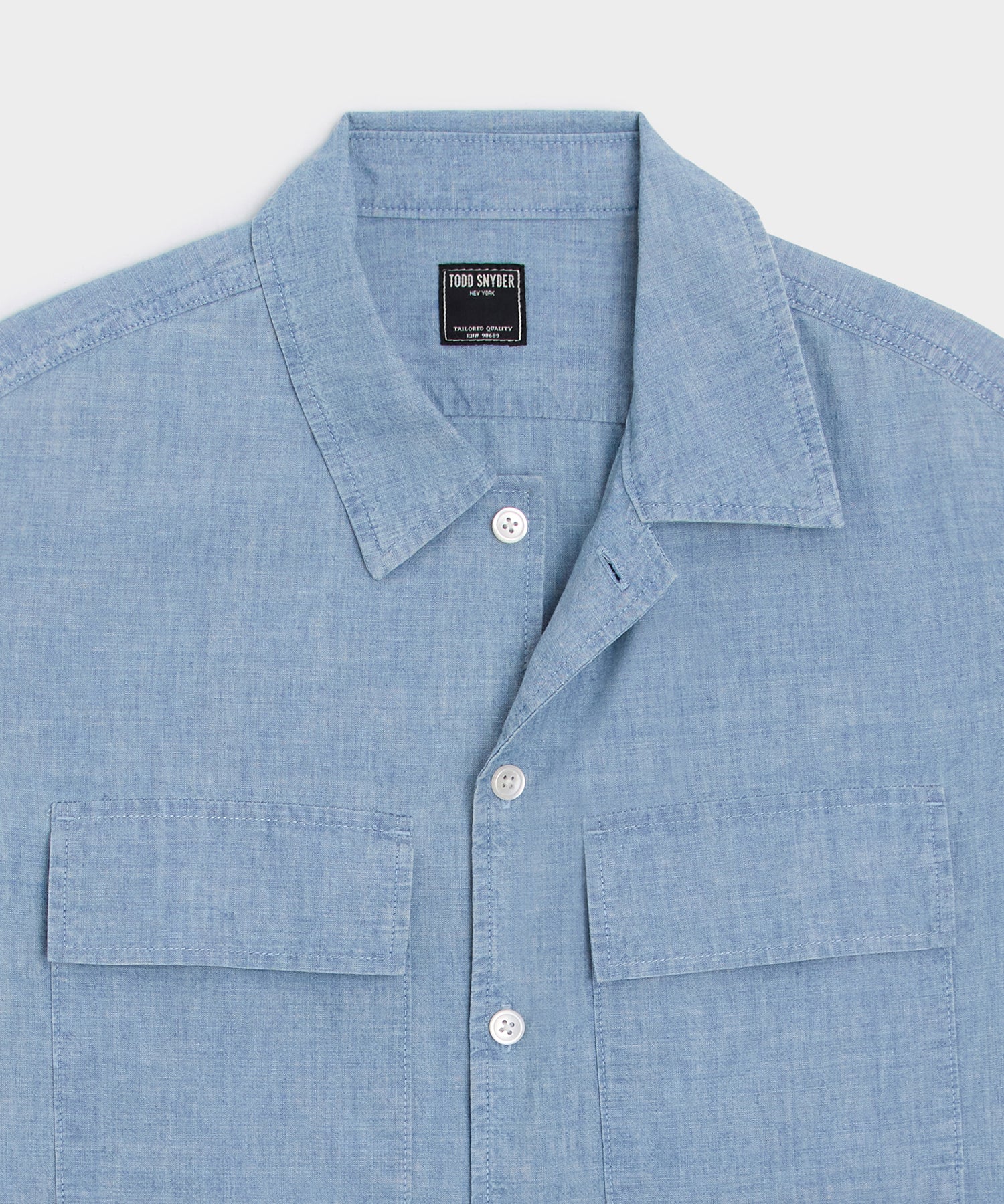 Relaxed Chambray CPO Overshirt - Image 6