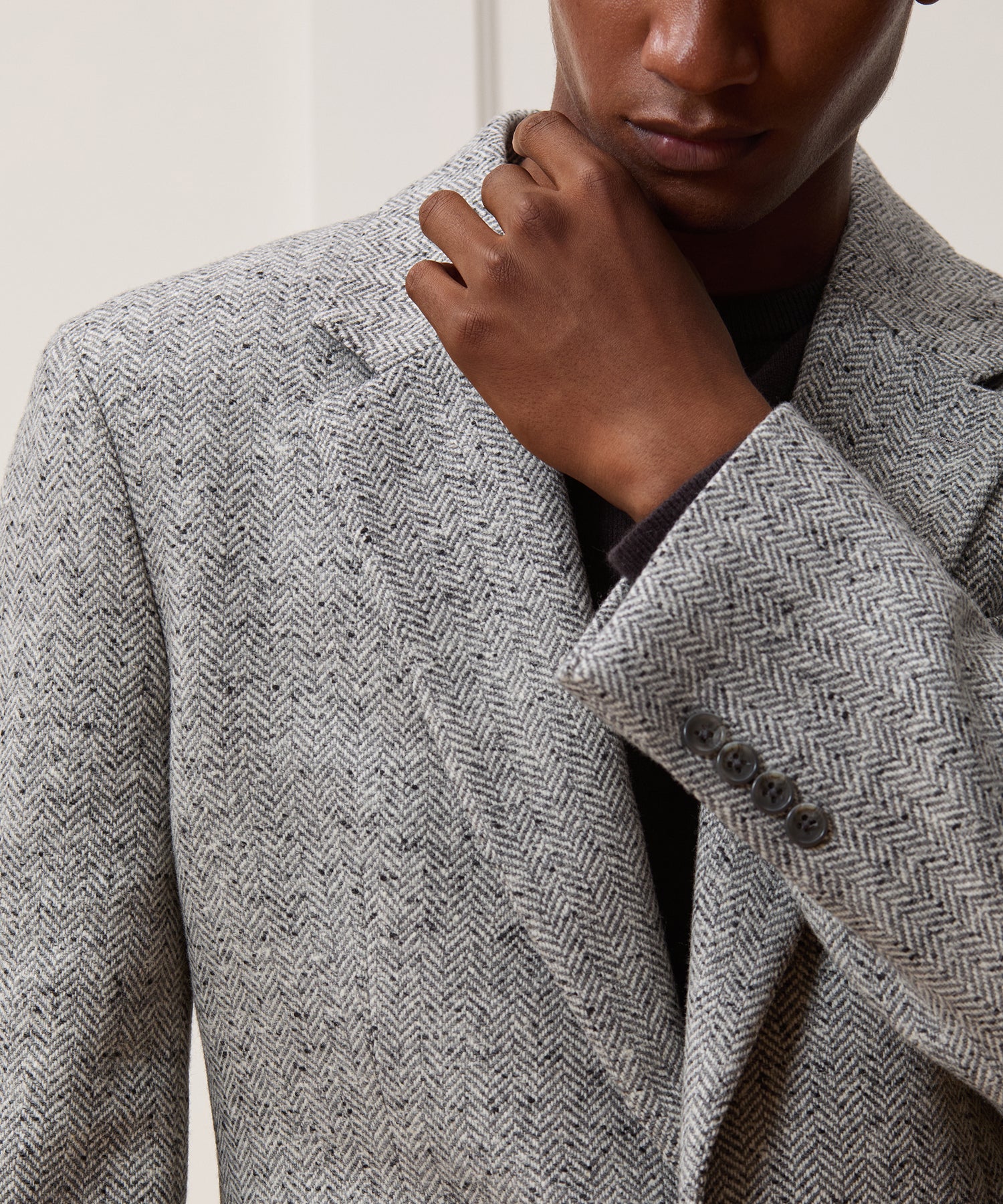 Italian Donegal Herringbone Wythe Suit - Image 5
