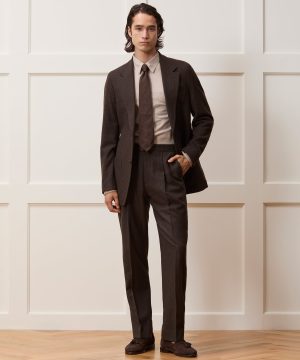 Italian Flannel Houndstooth Madison Suit