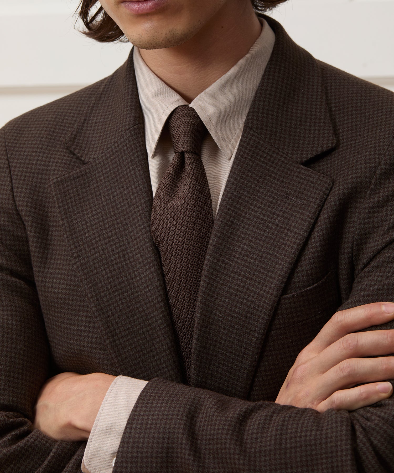 Italian Flannel Houndstooth Madison Suit - Image 3