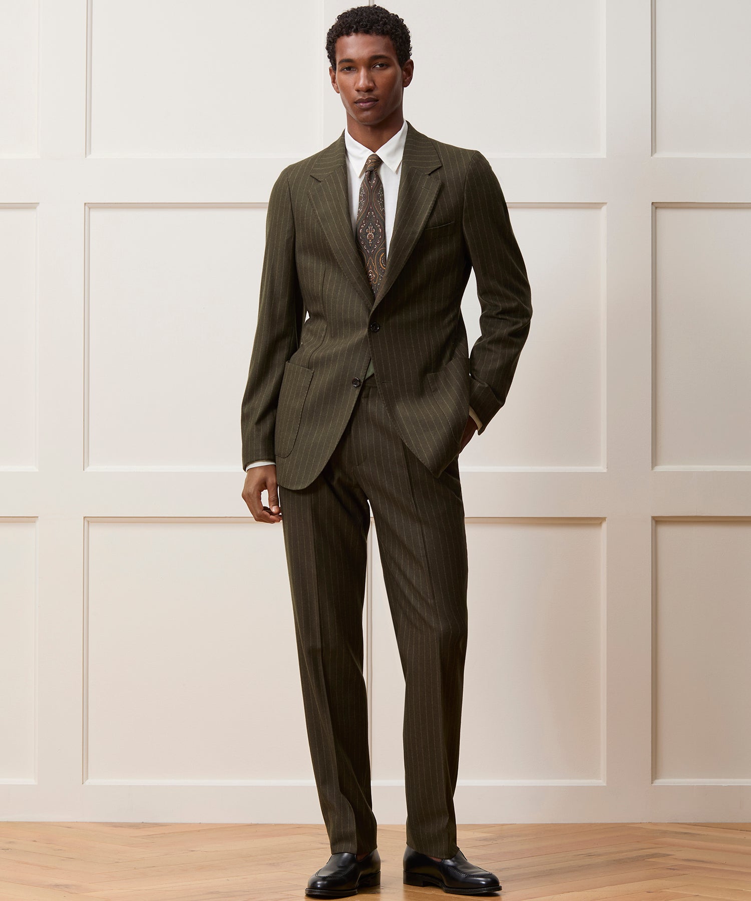 Italian Flannel Pinstripe Madison Suit