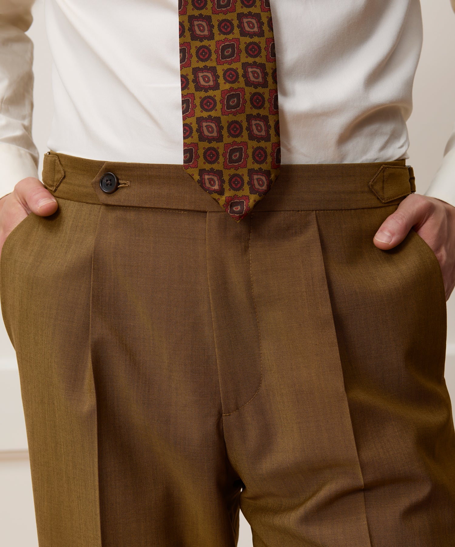 Italian Mohair Side Tab Trouser - Image 4