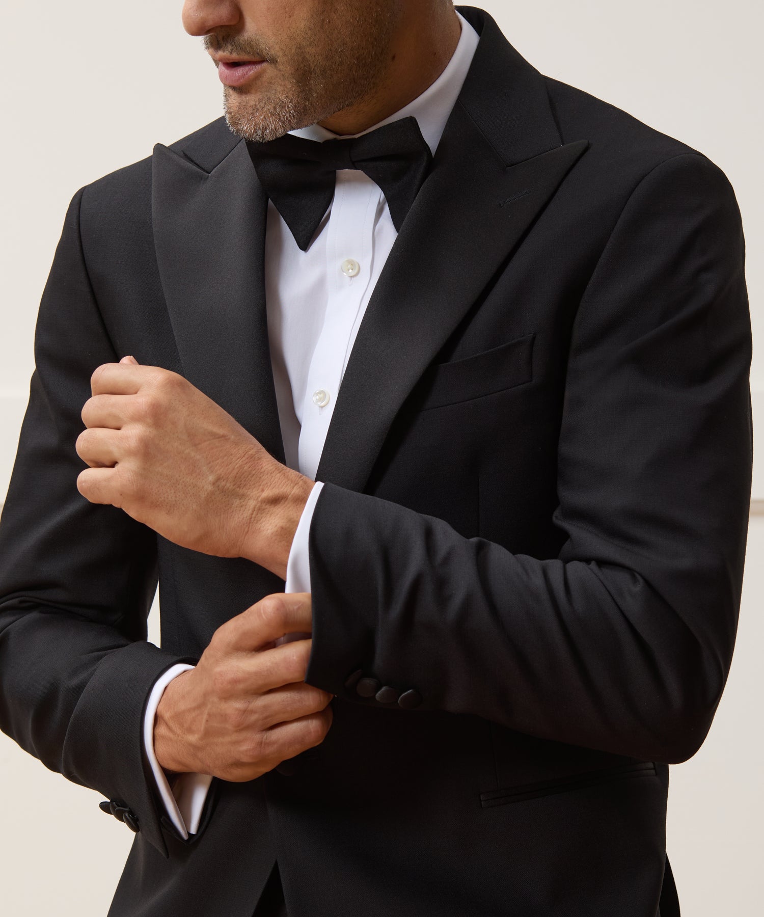 Straight Fit Italian Wool Tuxedo - Image 3