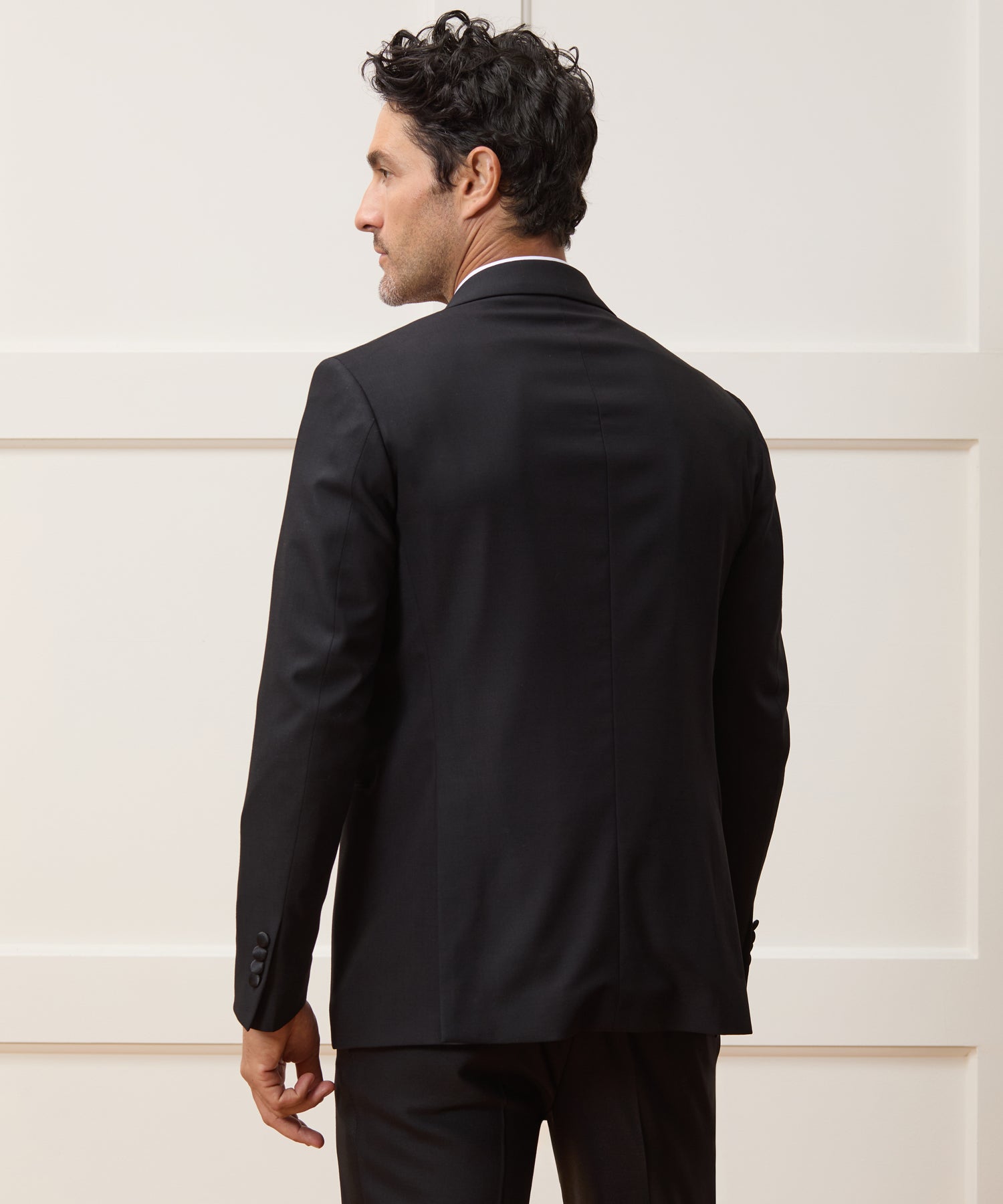 Straight Fit Italian Wool Tuxedo - Image 4