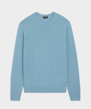 Silk-Cashmere Crewneck Sweater