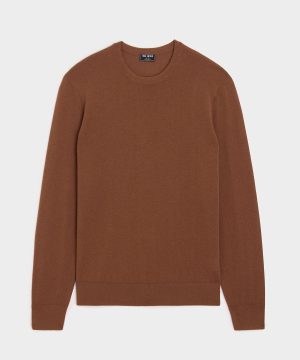 Silk-Cashmere Crewneck Sweater