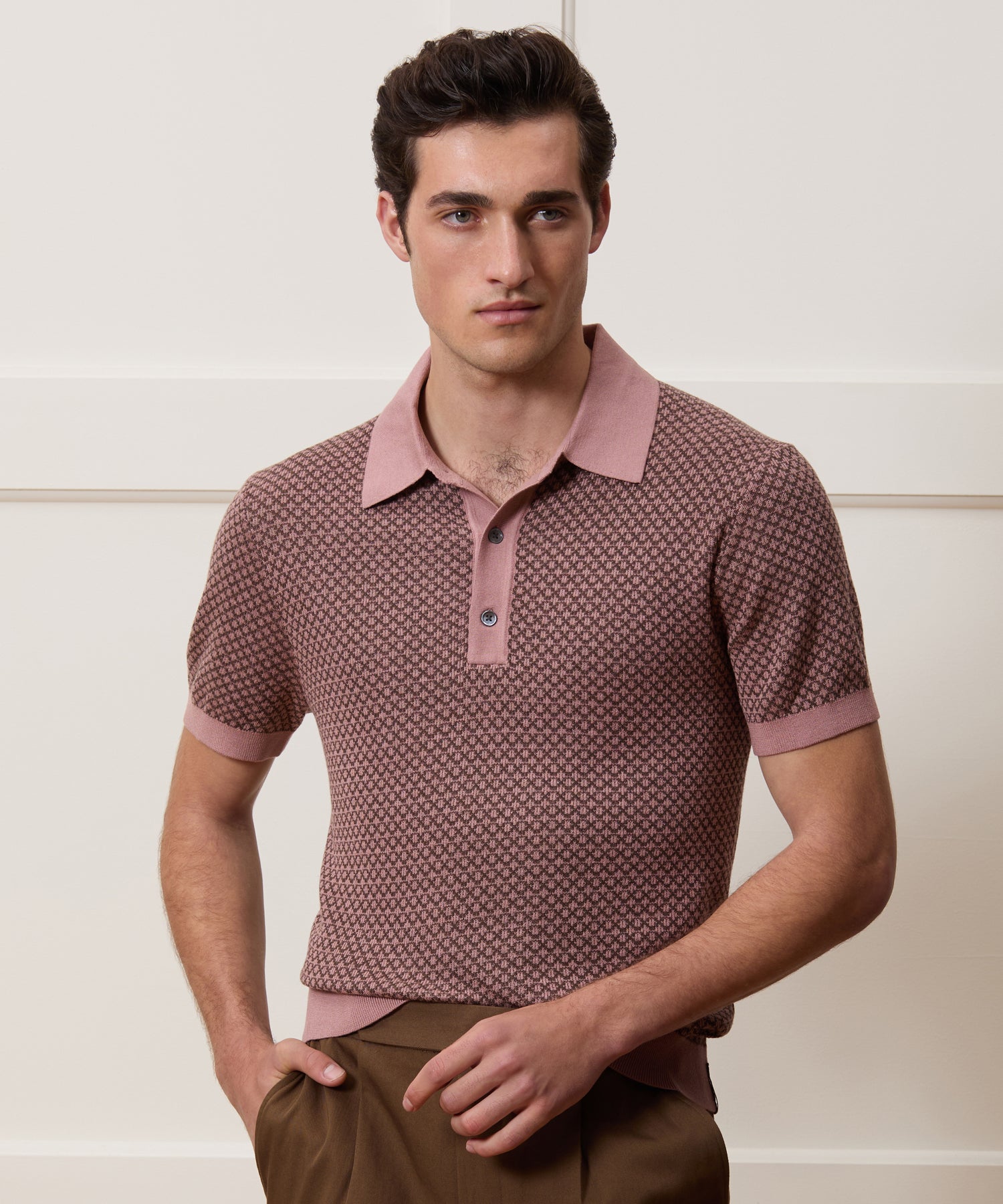 Silk-Cotton Sweater Polo - Image 2