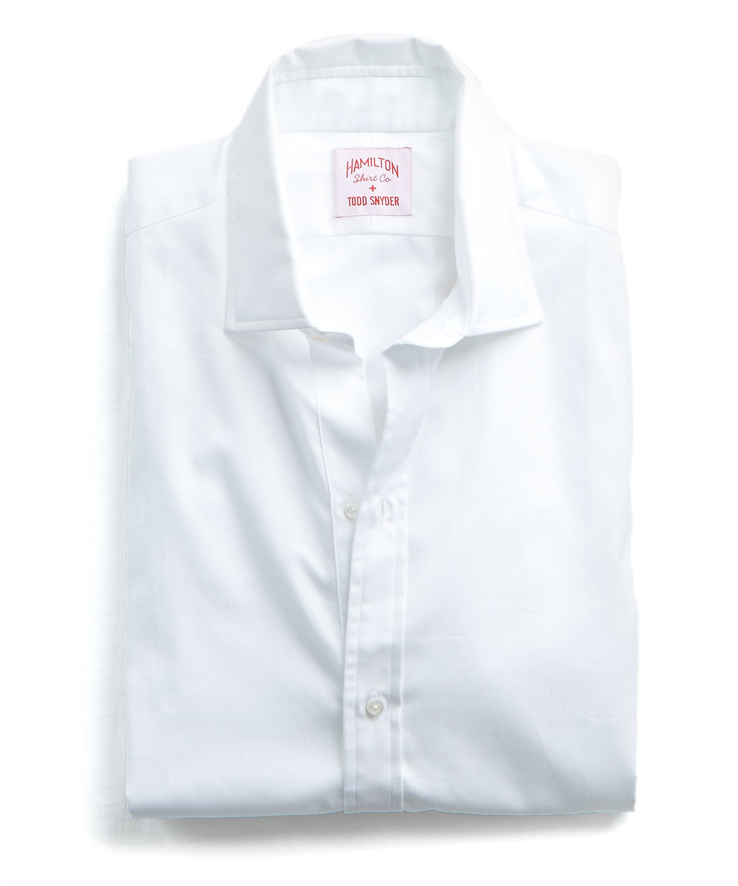 Hamilton + Todd Snyder Tuxedo Shirt with French Cuff in White