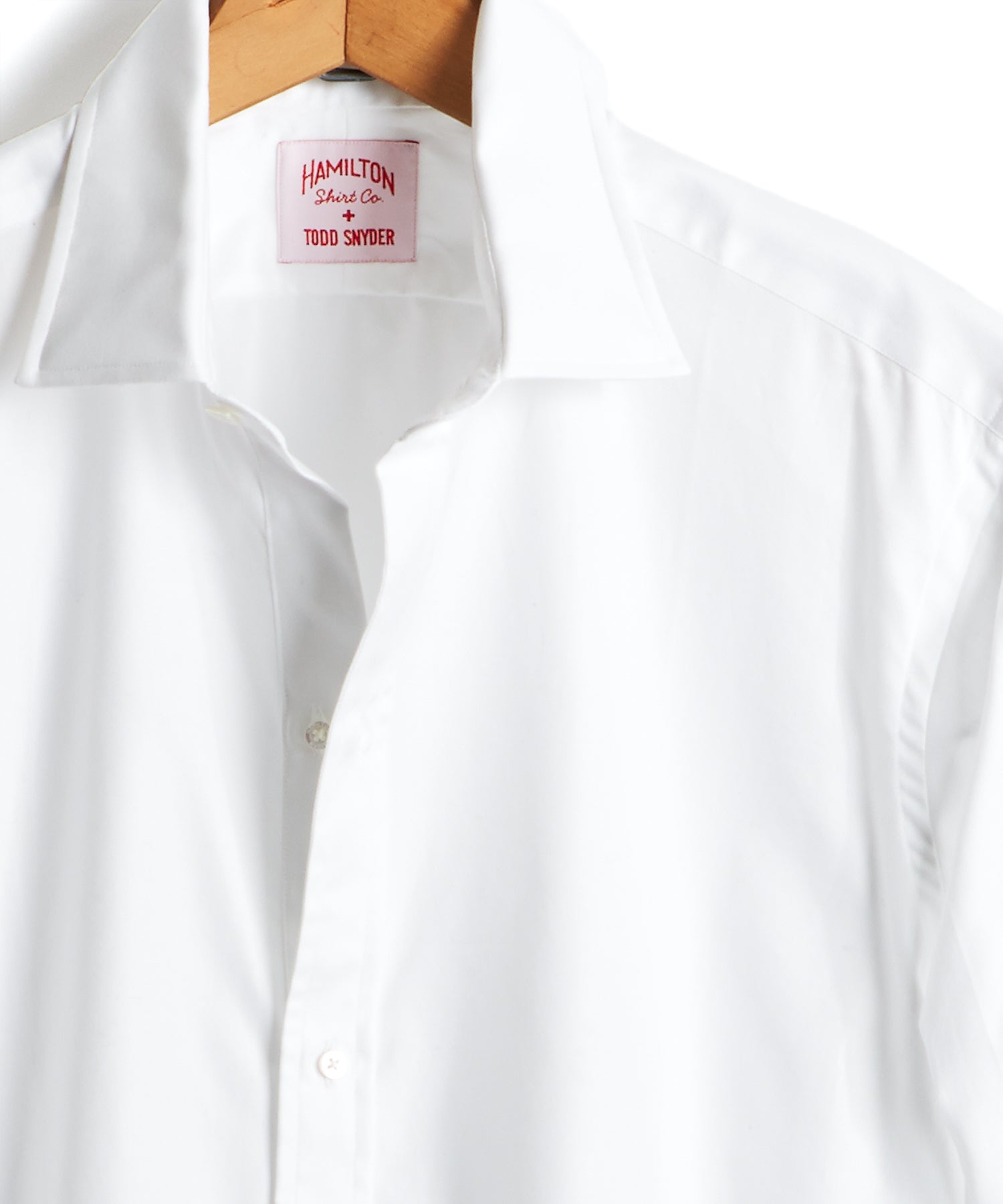 Hamilton + Todd Snyder Tuxedo Shirt with French Cuff in White - Image 2