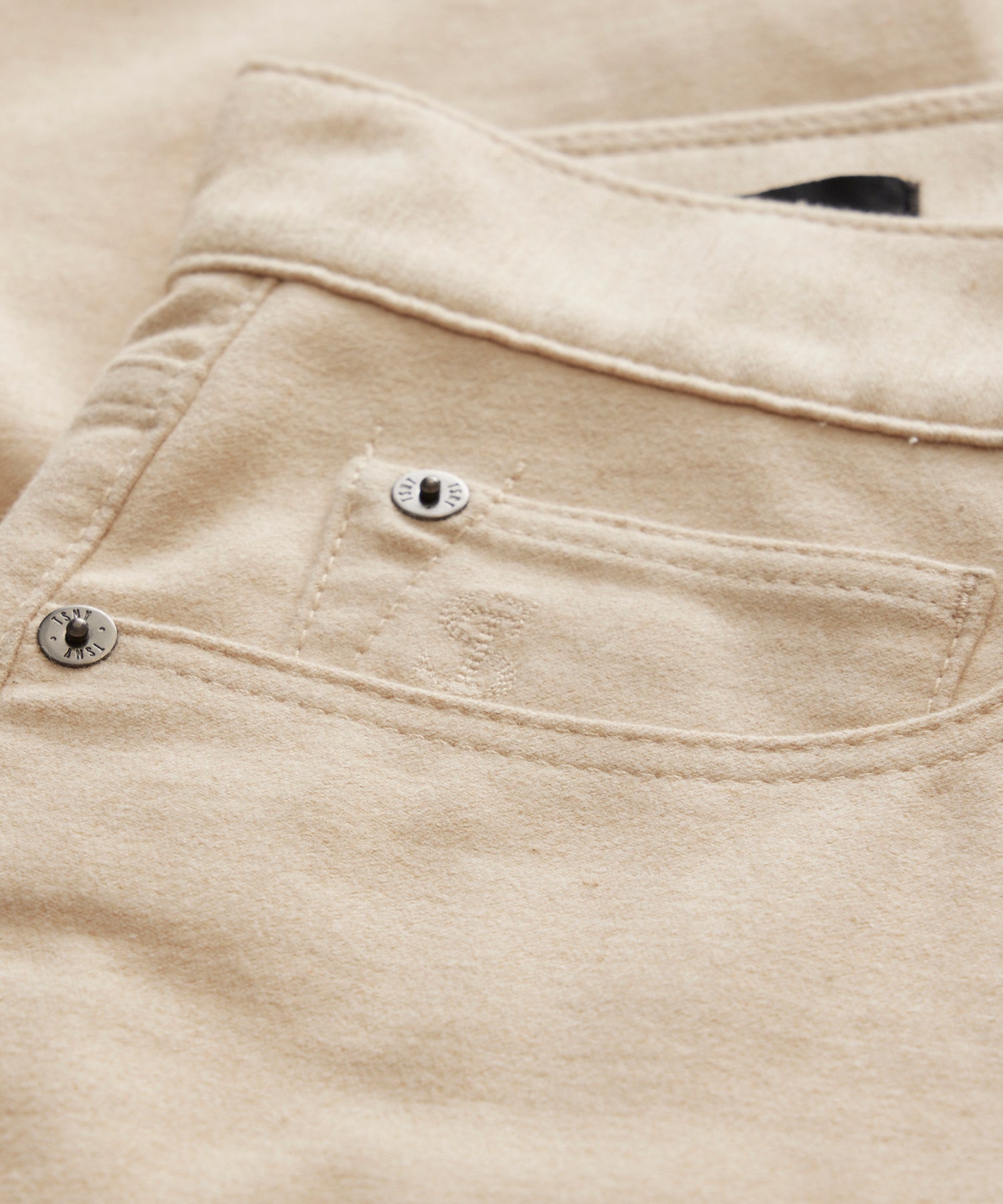 Slim Fit 5-Pocket Camelhair Pant - Image 4